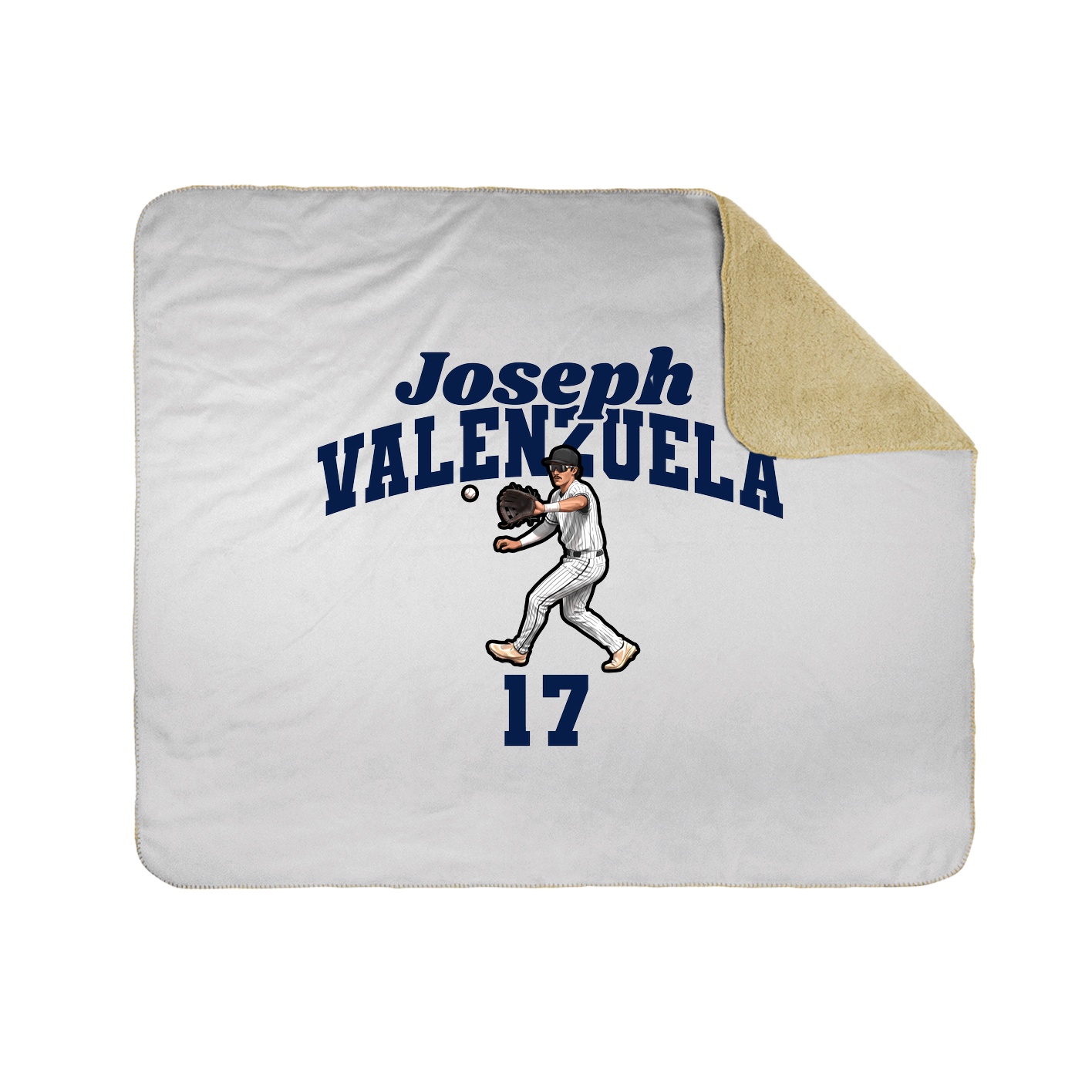 Throw Blanket — Signature Arch in White