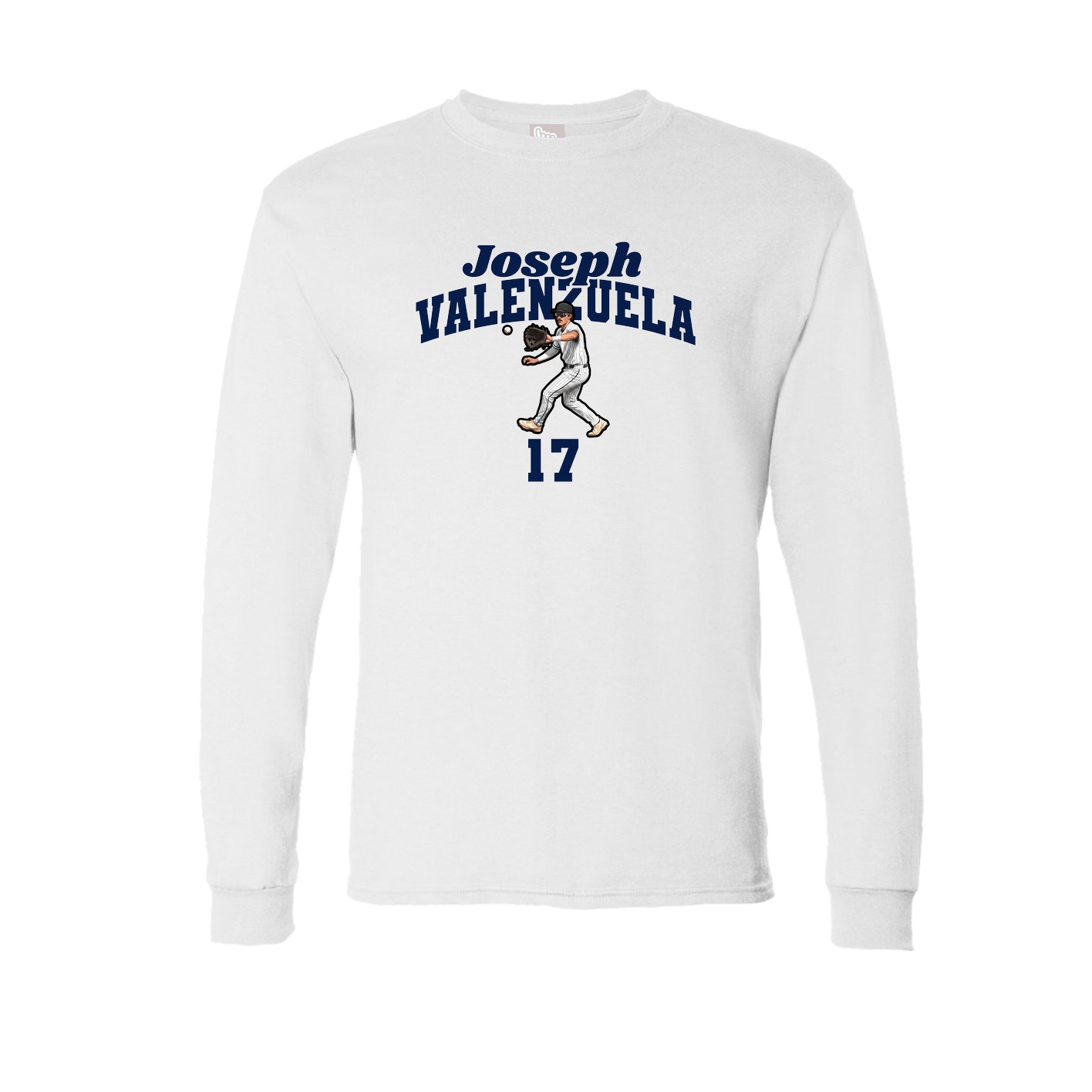Long Sleeve Tee — Signature Arch in White