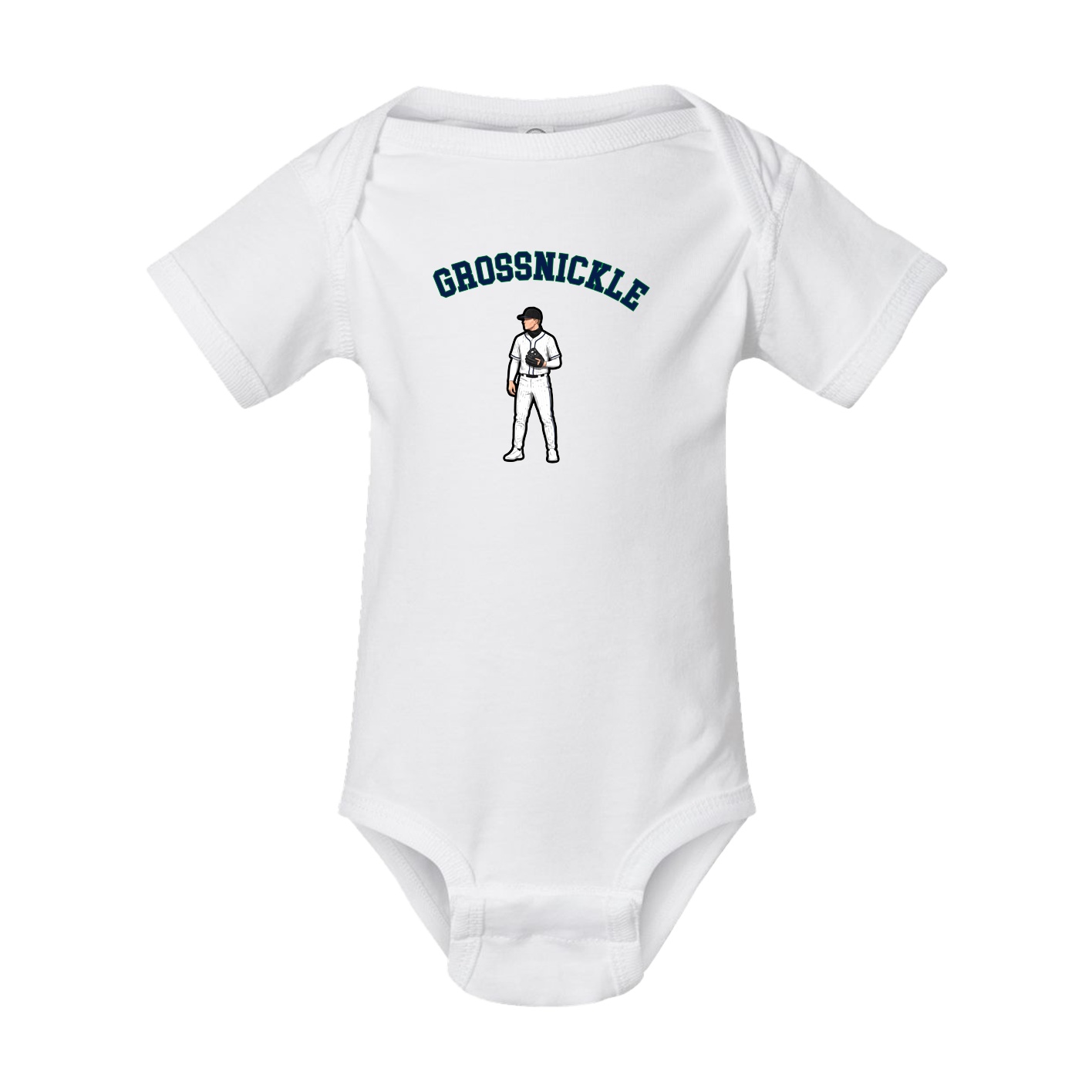 Baby Onesie — Shirsey Arch in White