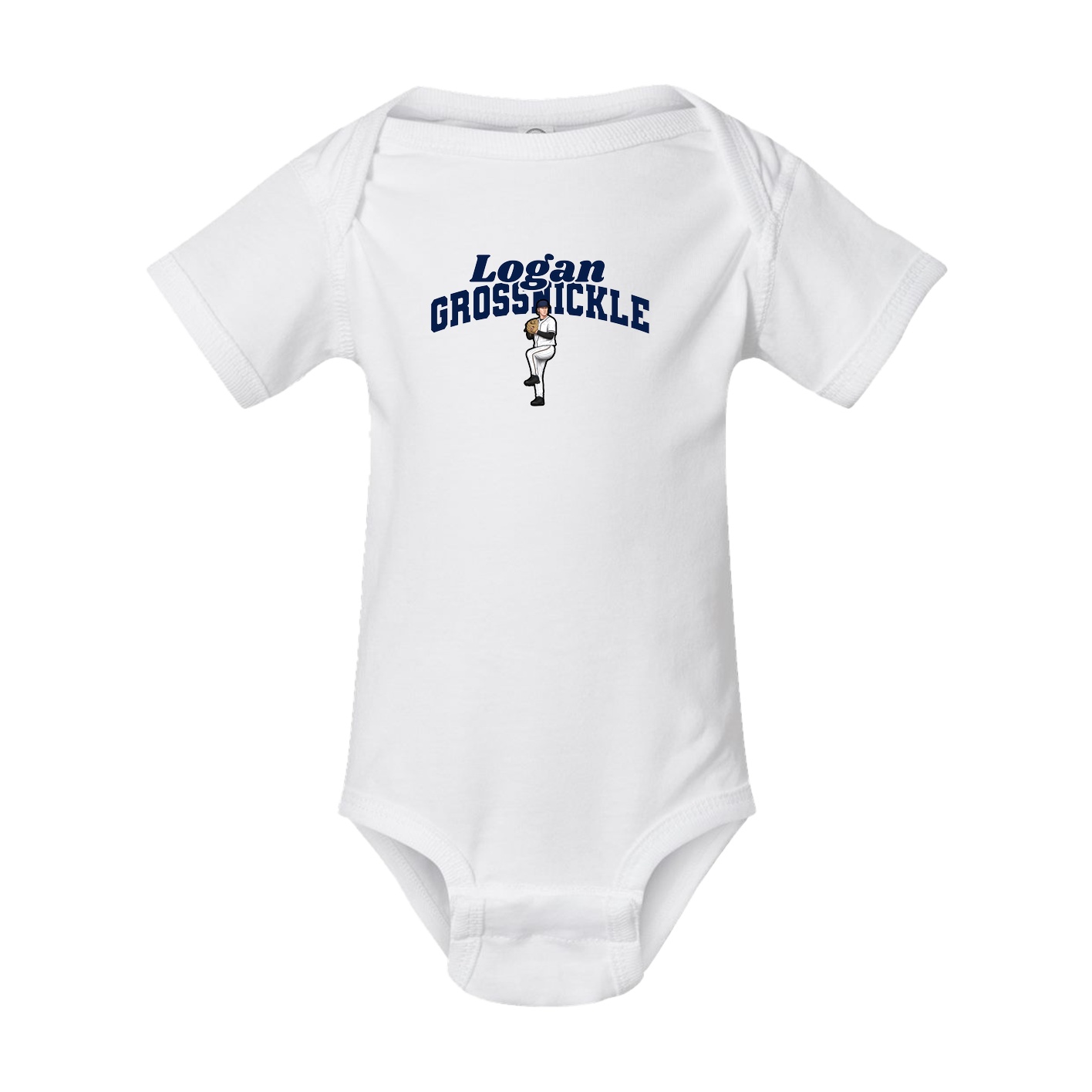 Baby Onesie — Signature Arch in White