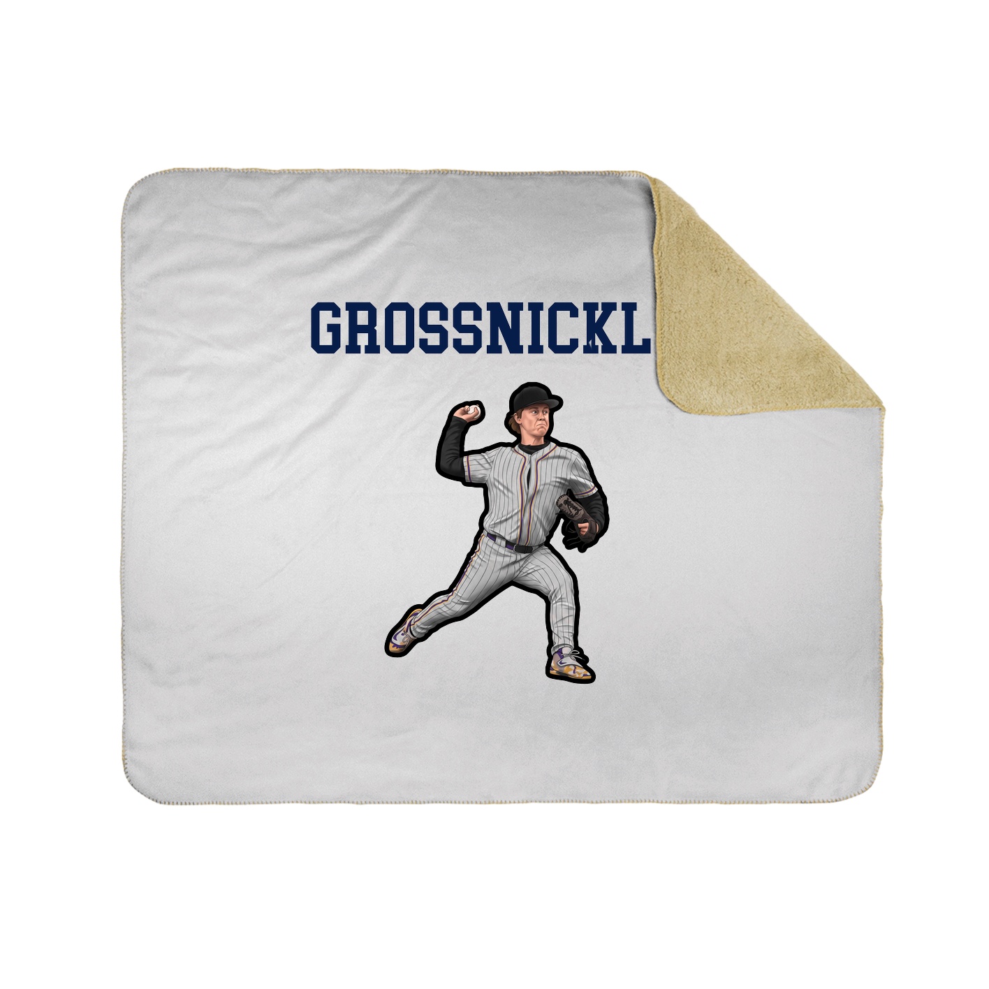 Throw Blanket — Shirsey in White