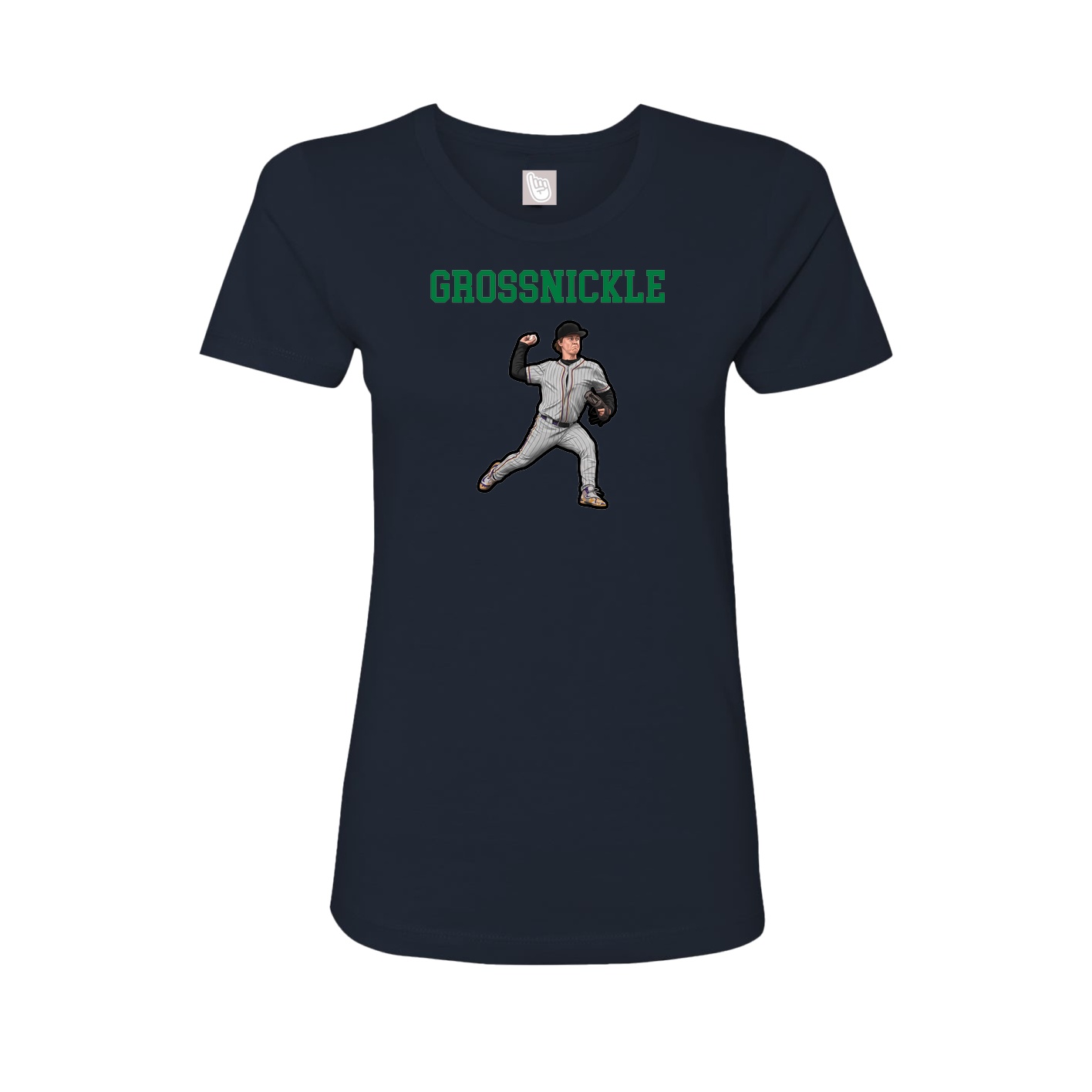 Fitted Women's Tee — Shirsey in Navy