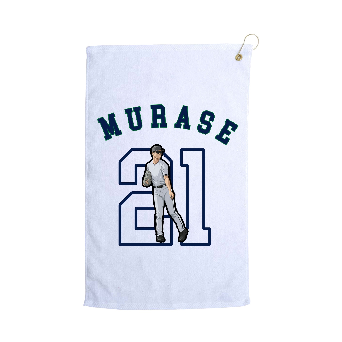 Golf Towel — Shirsey Arch in White