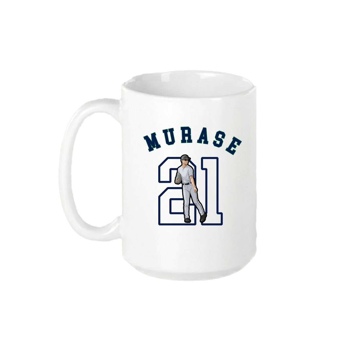 15oz Coffee Mug — Shirsey Arch in White