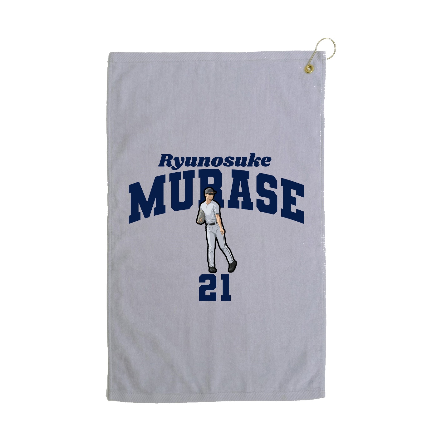 Golf Towel — Signature Arch in Grey