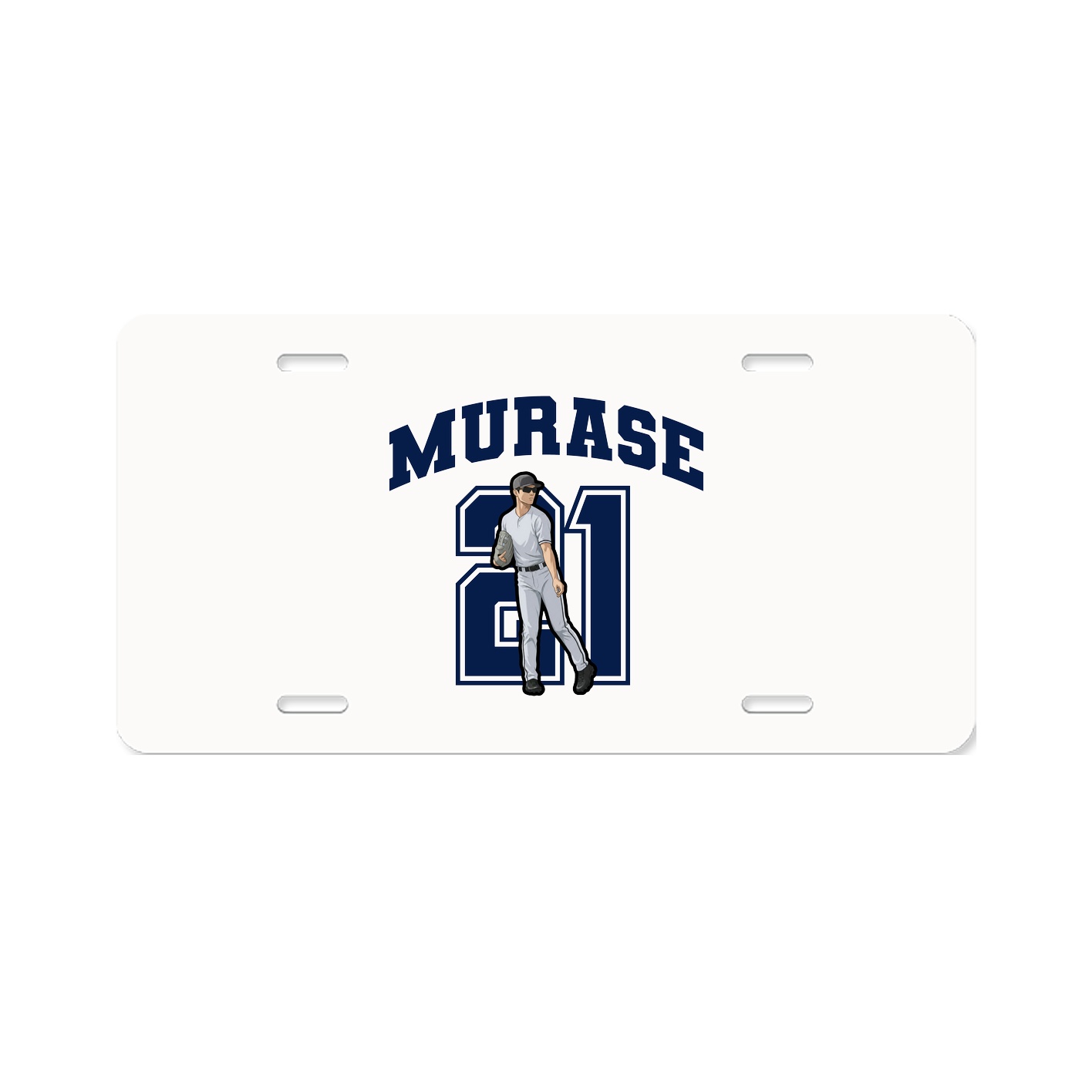 License Plate — Number in Classic