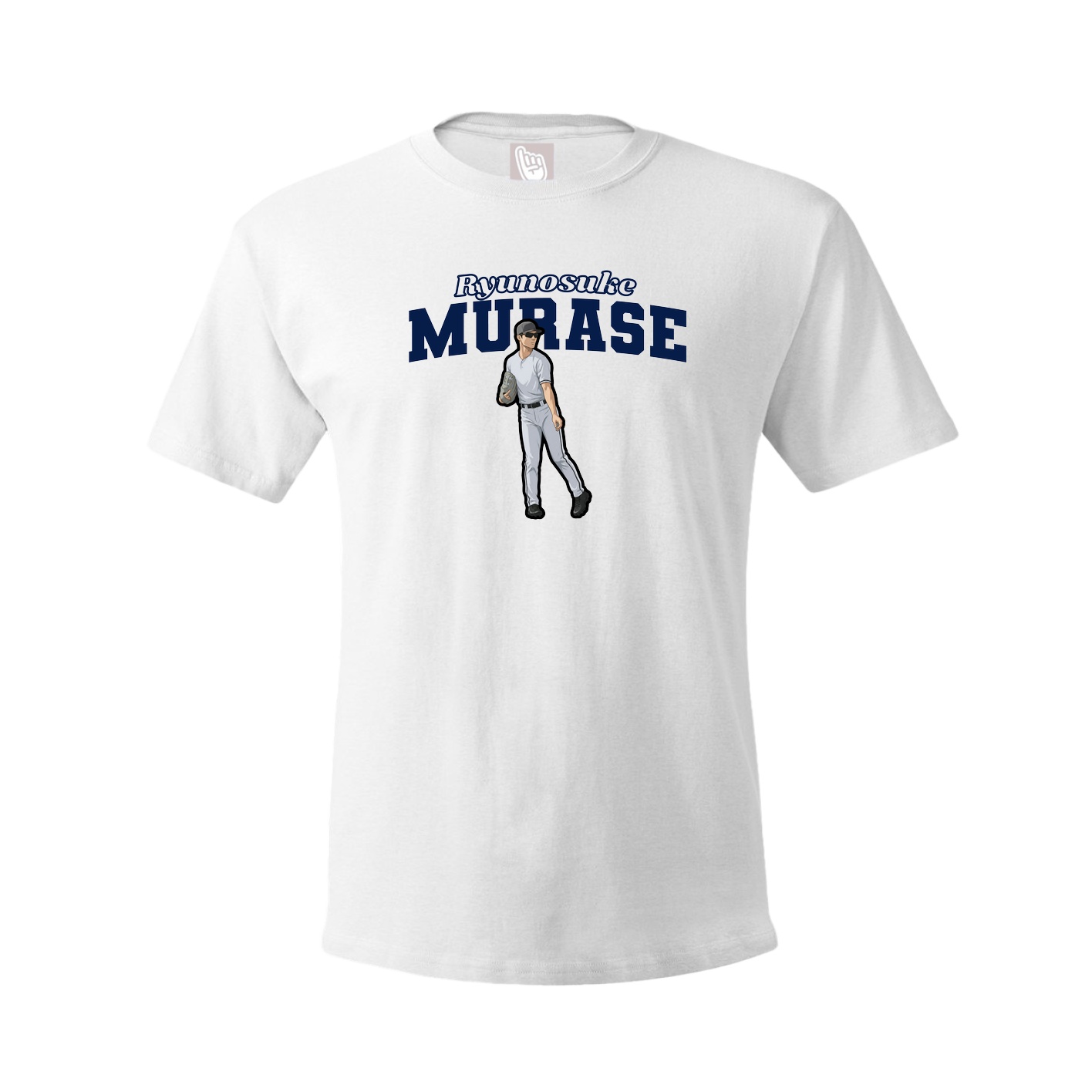 Youth Tee — Name Arch in White