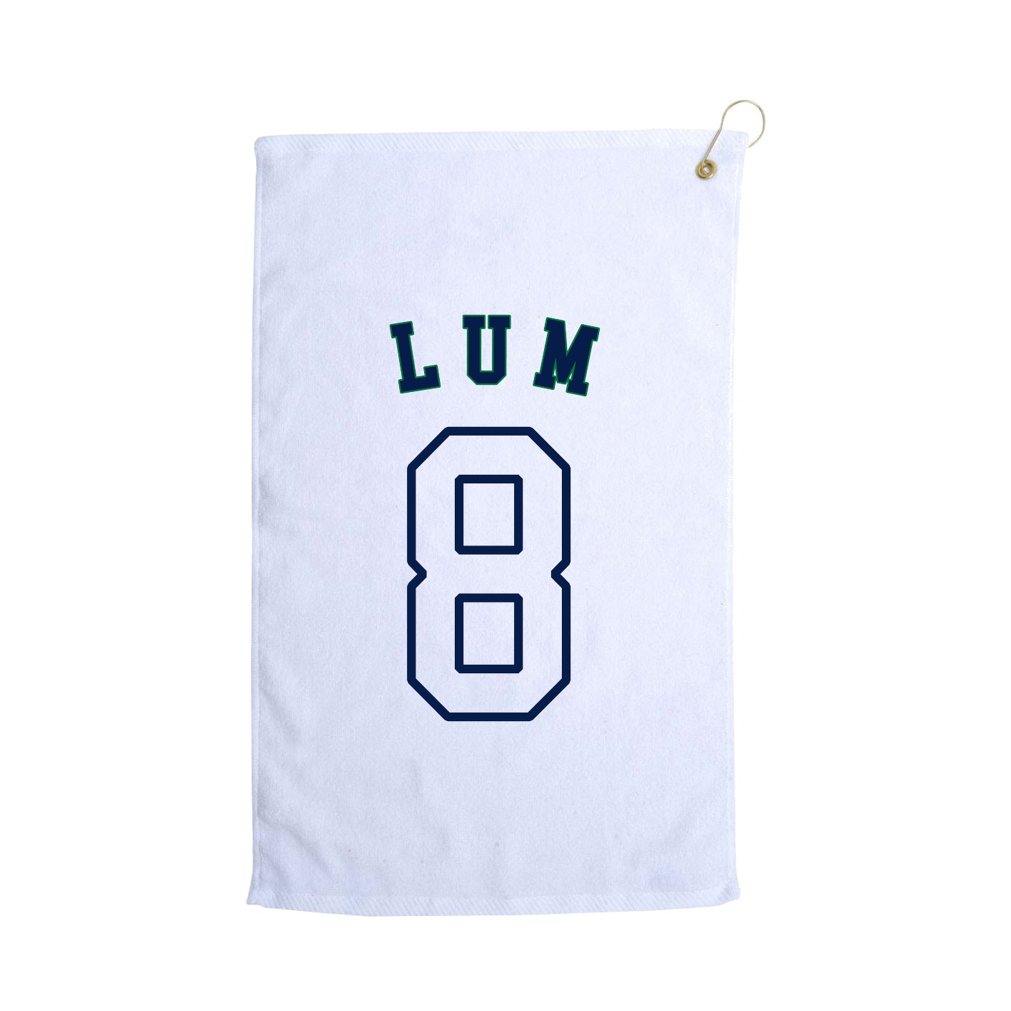 Golf Towel — Shirsey Arch in White