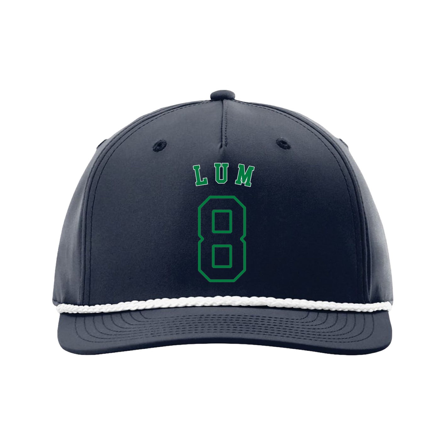 Five-Panel Classic Rope Cap — Shirsey Arch in Navy