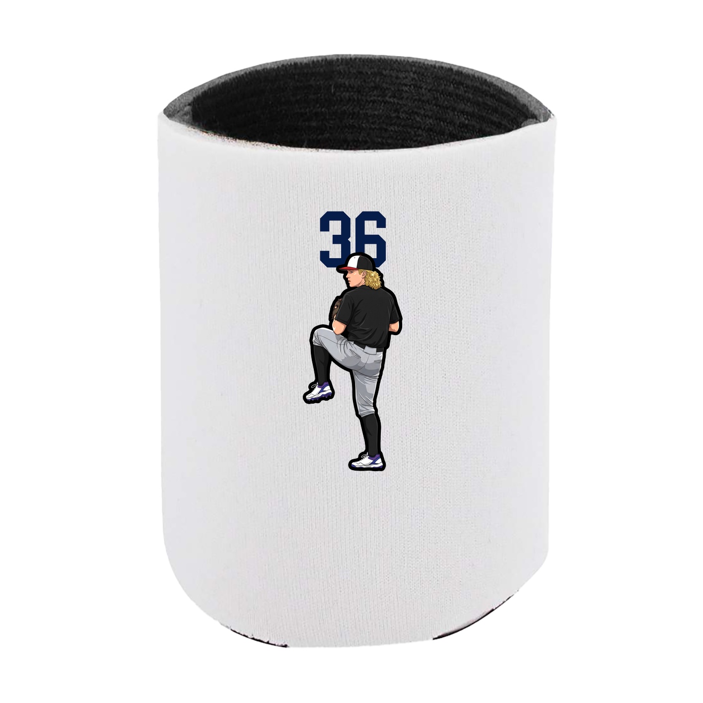 Can Holder — Number Top in White