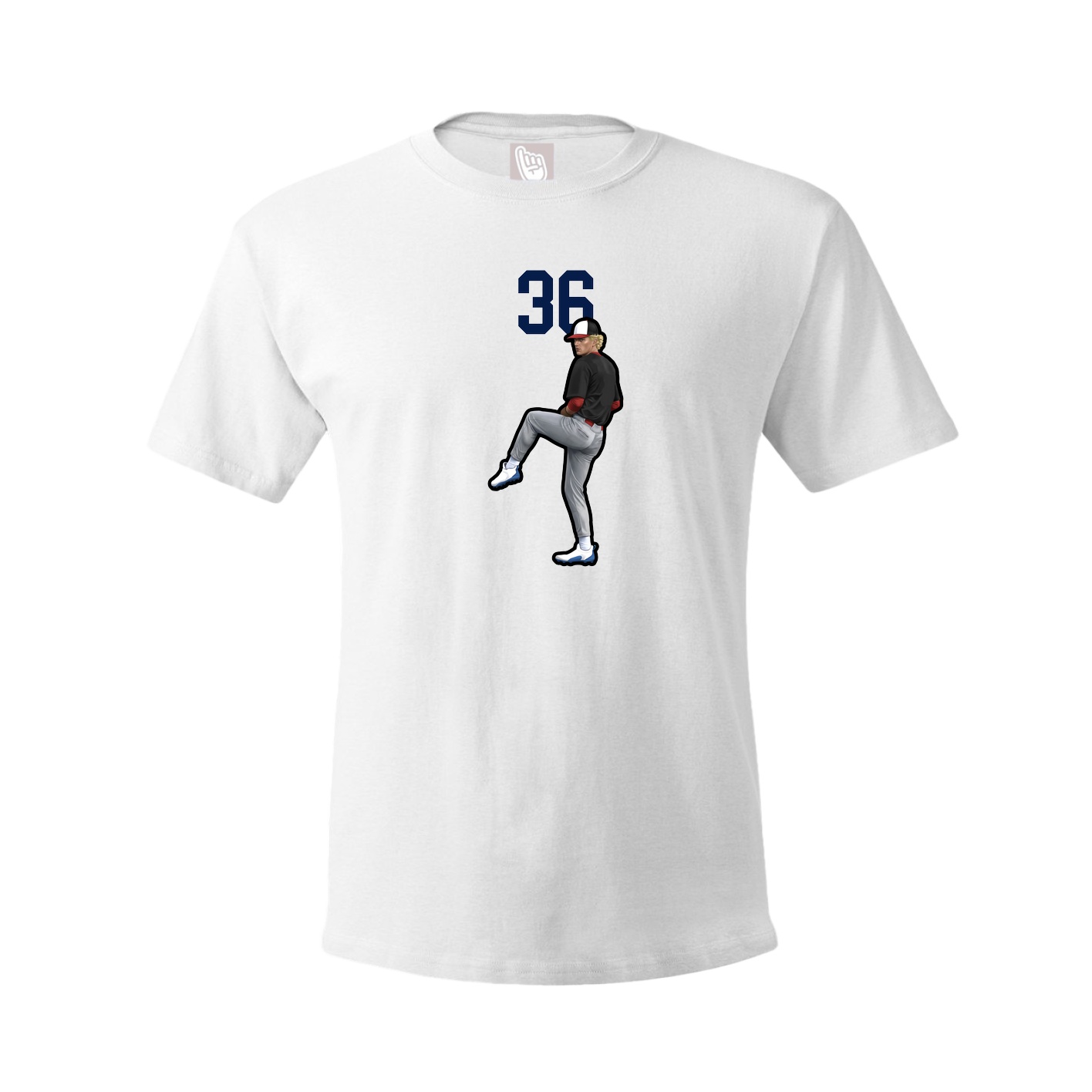 Tee — Number Top in White