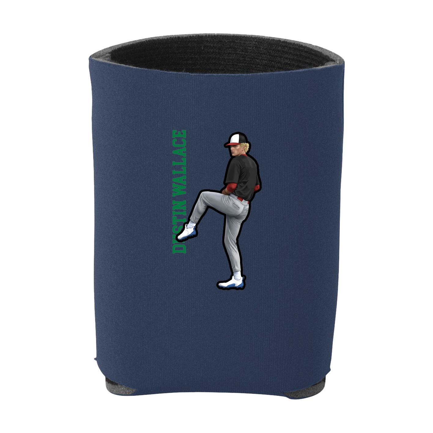 Can Holder — Name Vertical in Navy