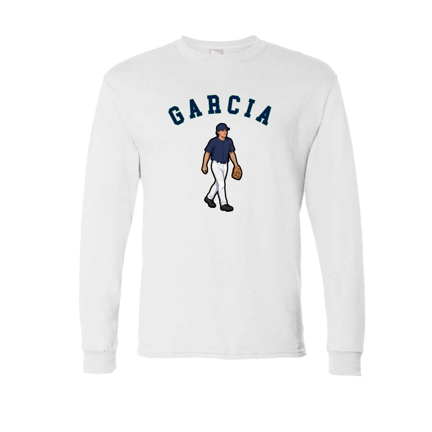 Long Sleeve Tee — Shirsey Arch in White