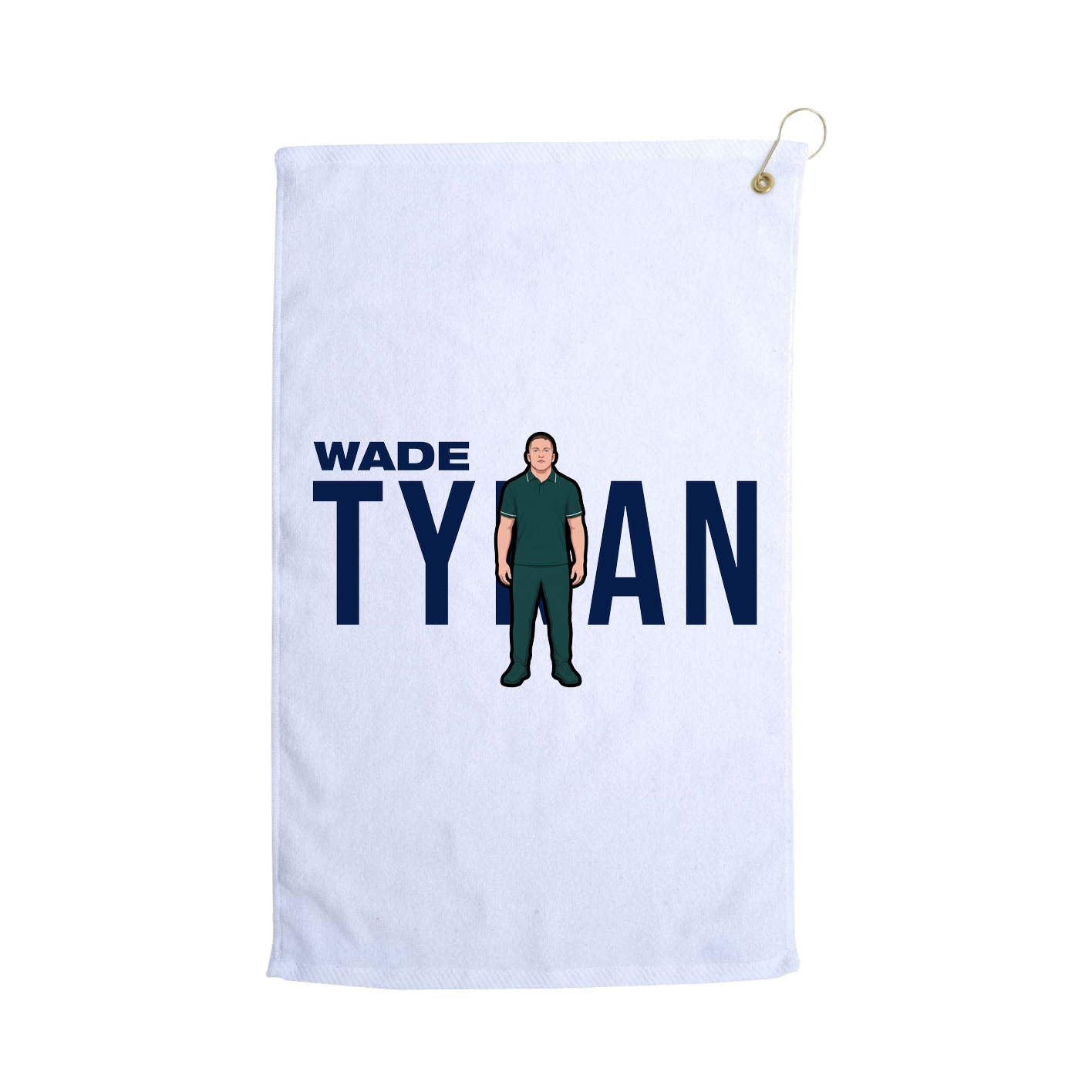 Golf Towel — Player Name in White