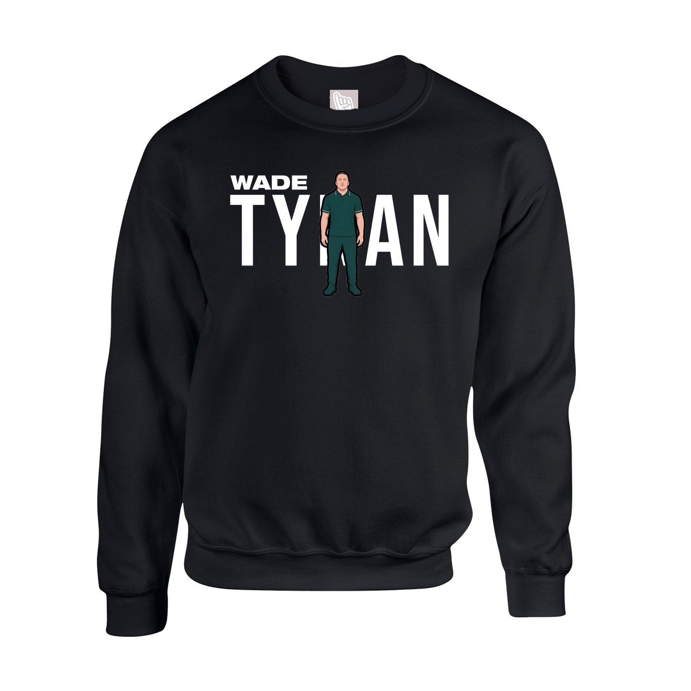Fleece Crew — Player Name in Black