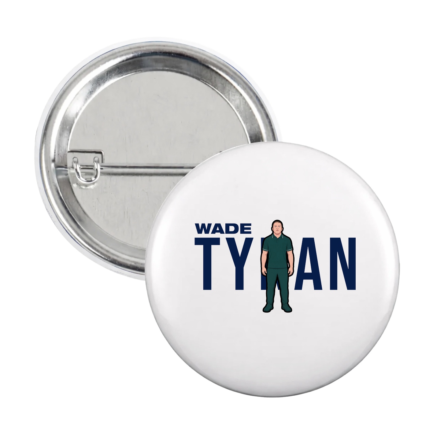 Game Day Button — Player Name in White