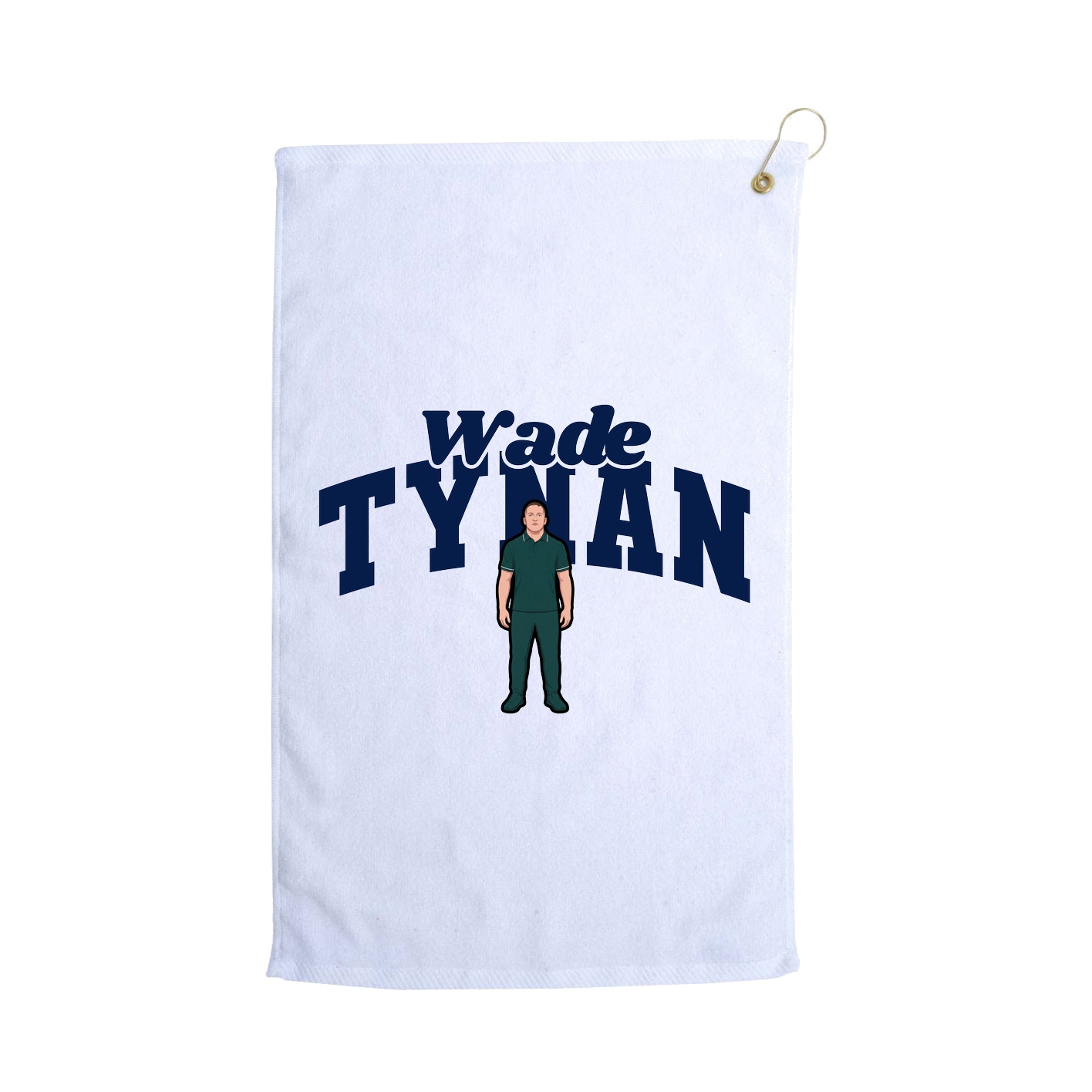 Golf Towel — Signature Arch in White