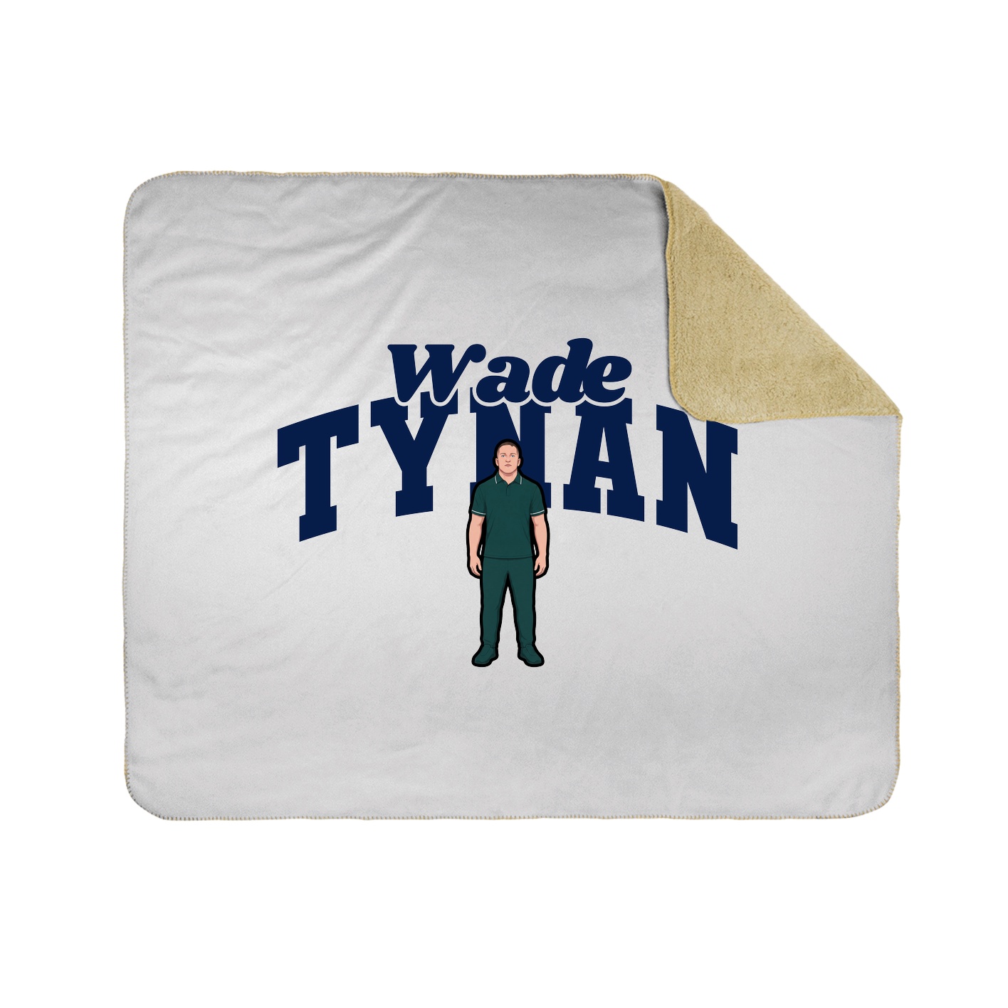 Throw Blanket — Signature Arch in White