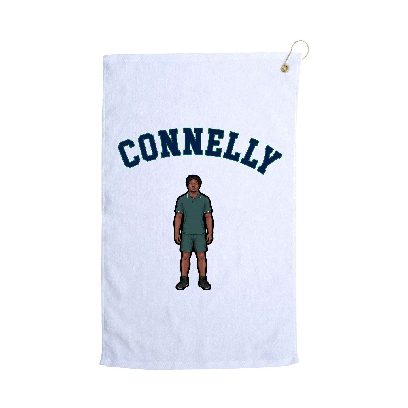 Golf Towel — Shirsey Arch in White