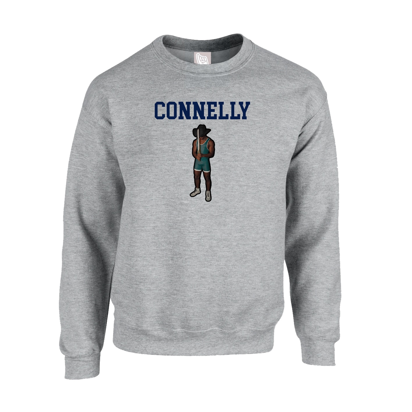 Fleece Crew — Shirsey in Grey