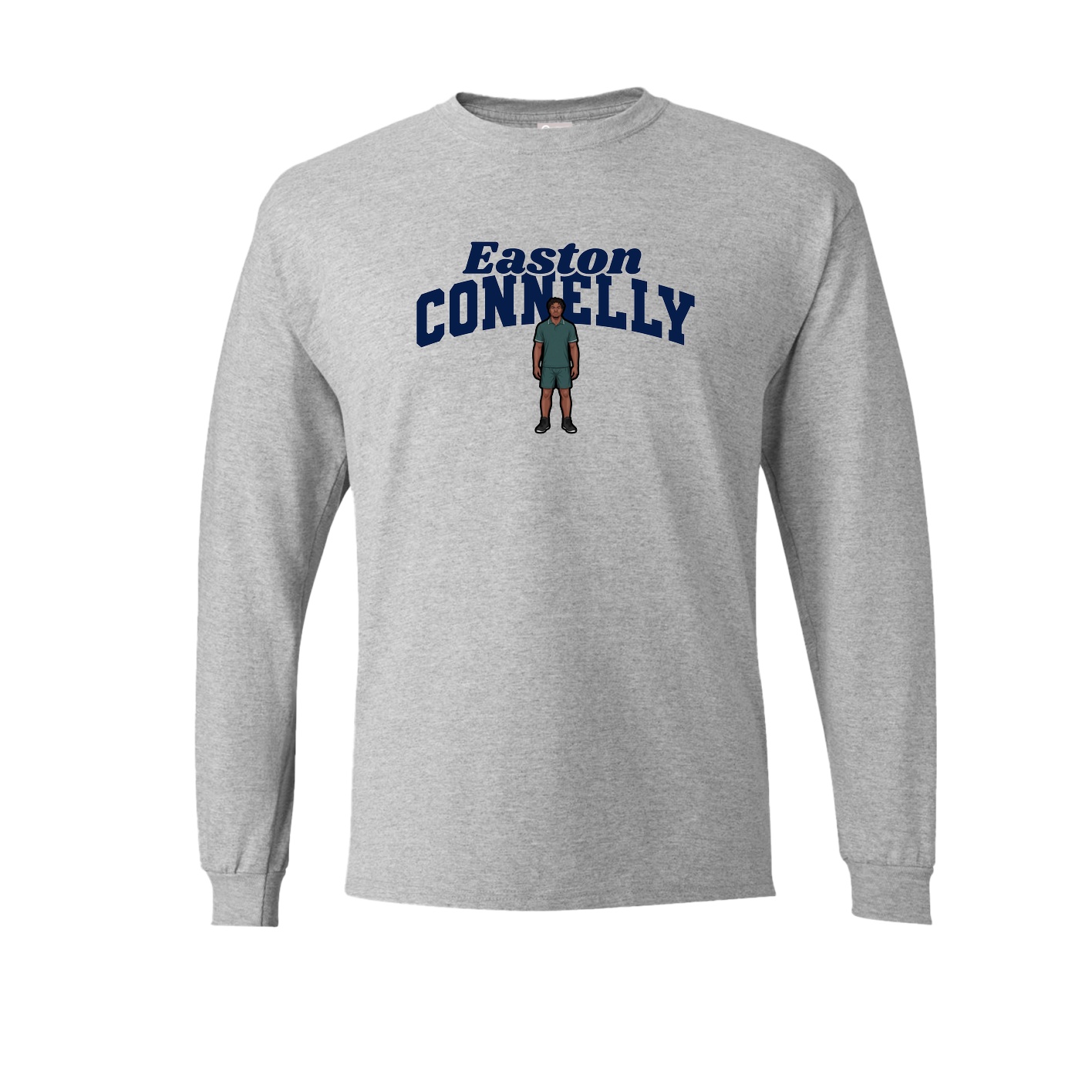 Long Sleeve Tee — Signature Arch in Grey