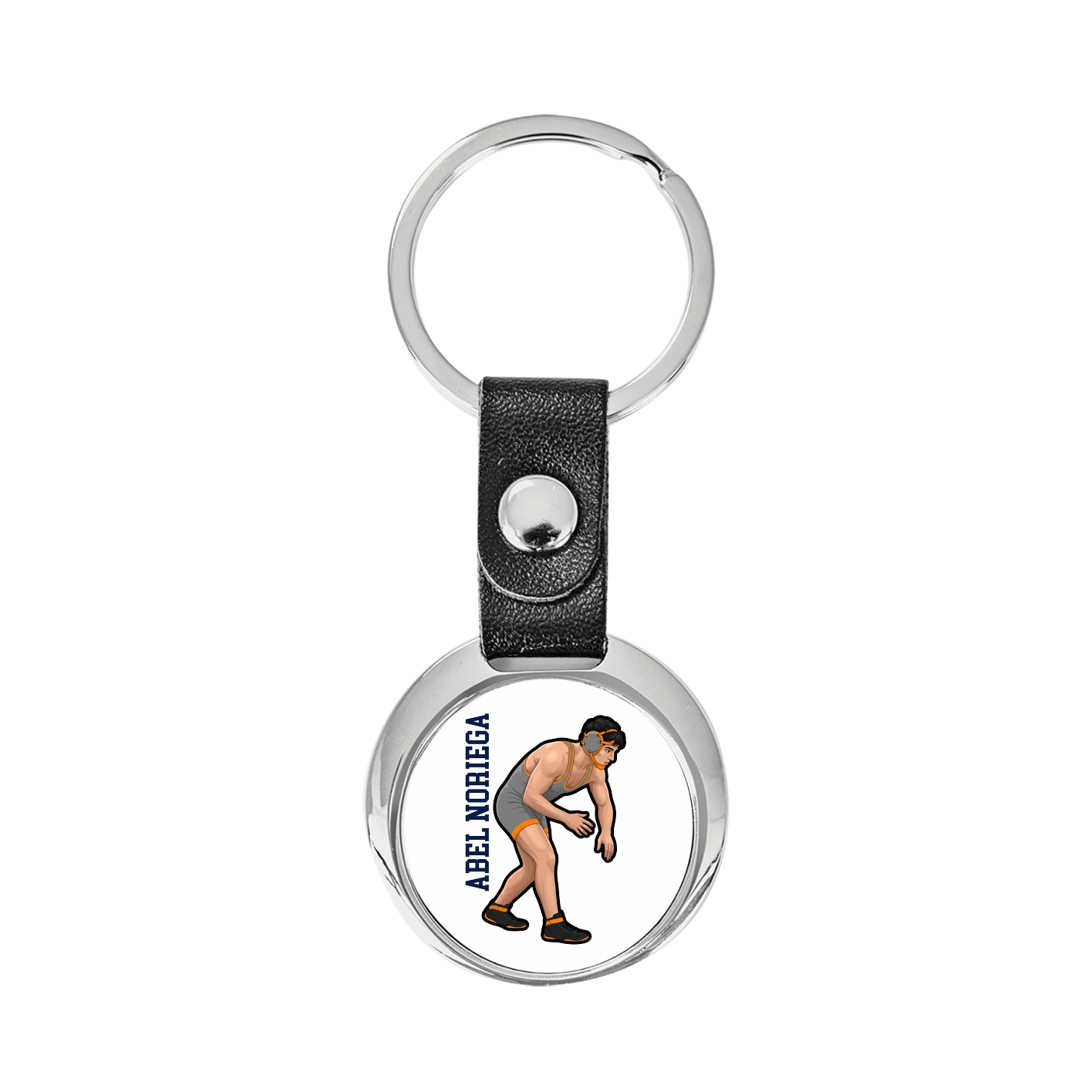 Key Chain — Name Vertical in Classic
