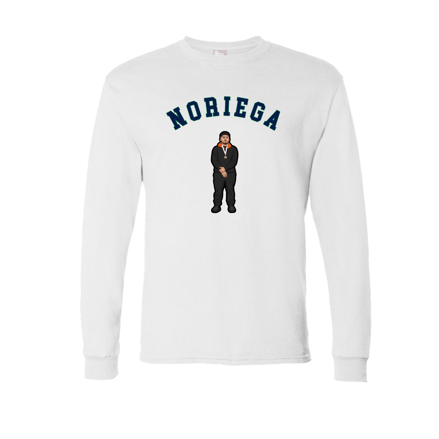 Long Sleeve Tee — Shirsey Arch in White