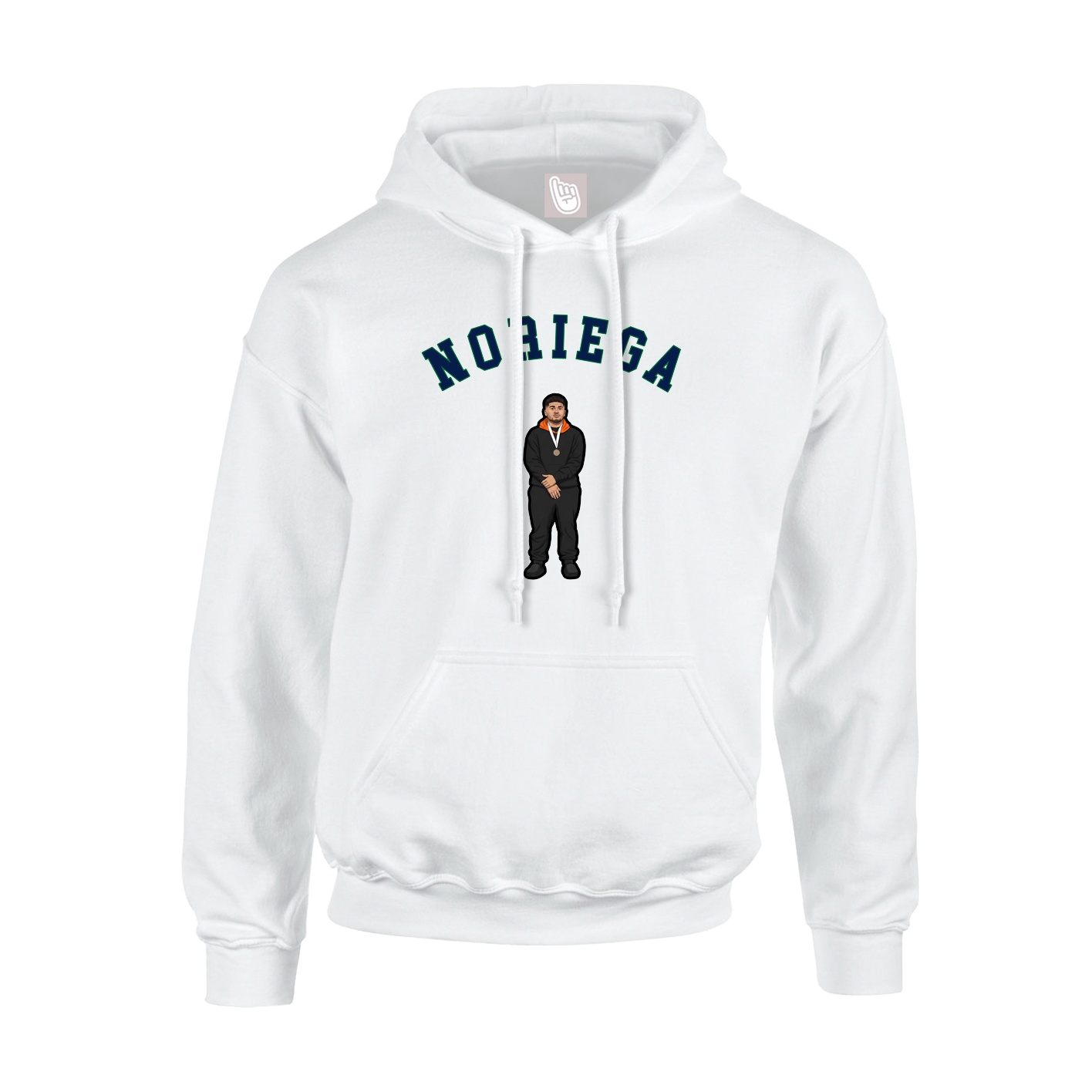 Hoodie — Shirsey Arch in White