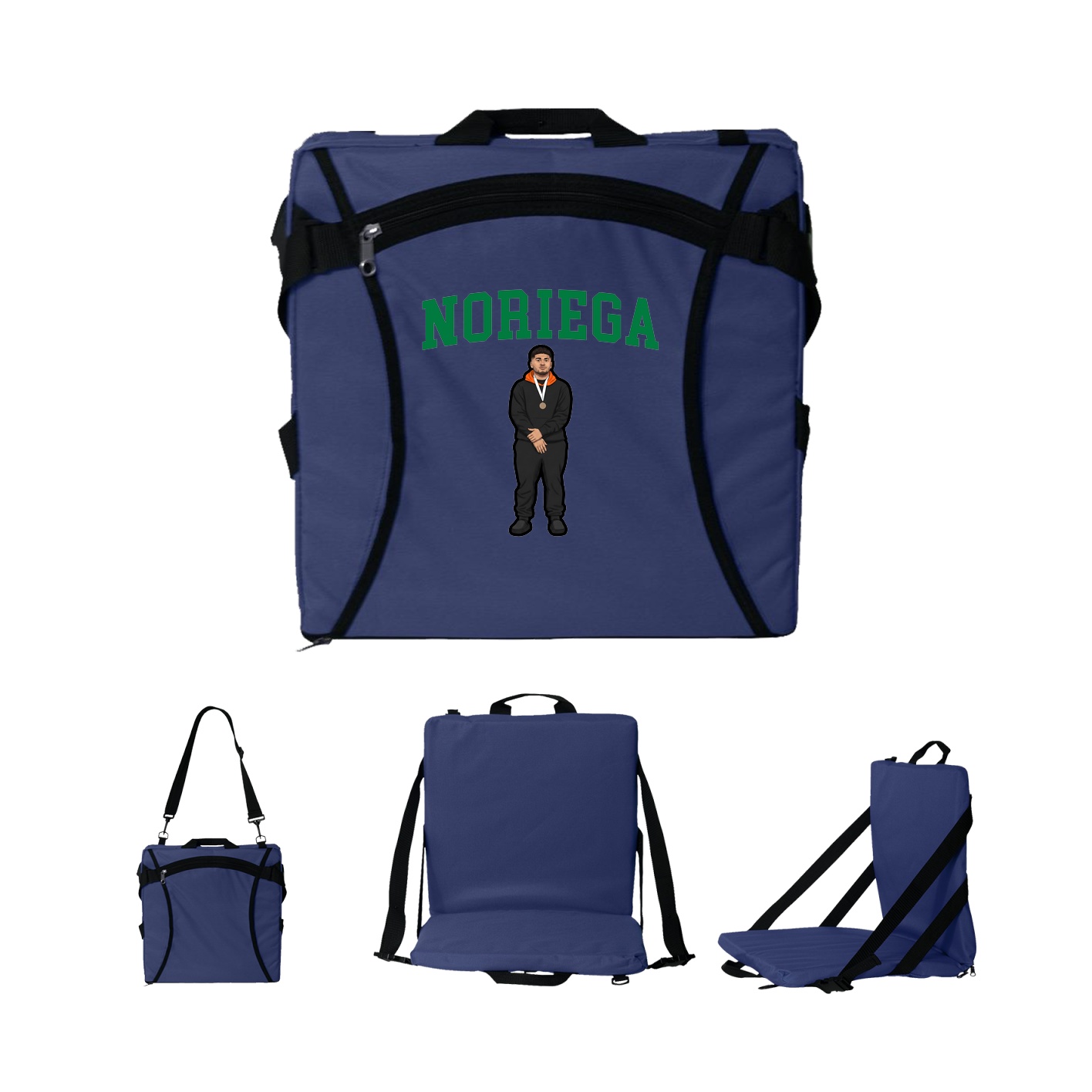 Folding Stadium Seat — Shirsey in Navy