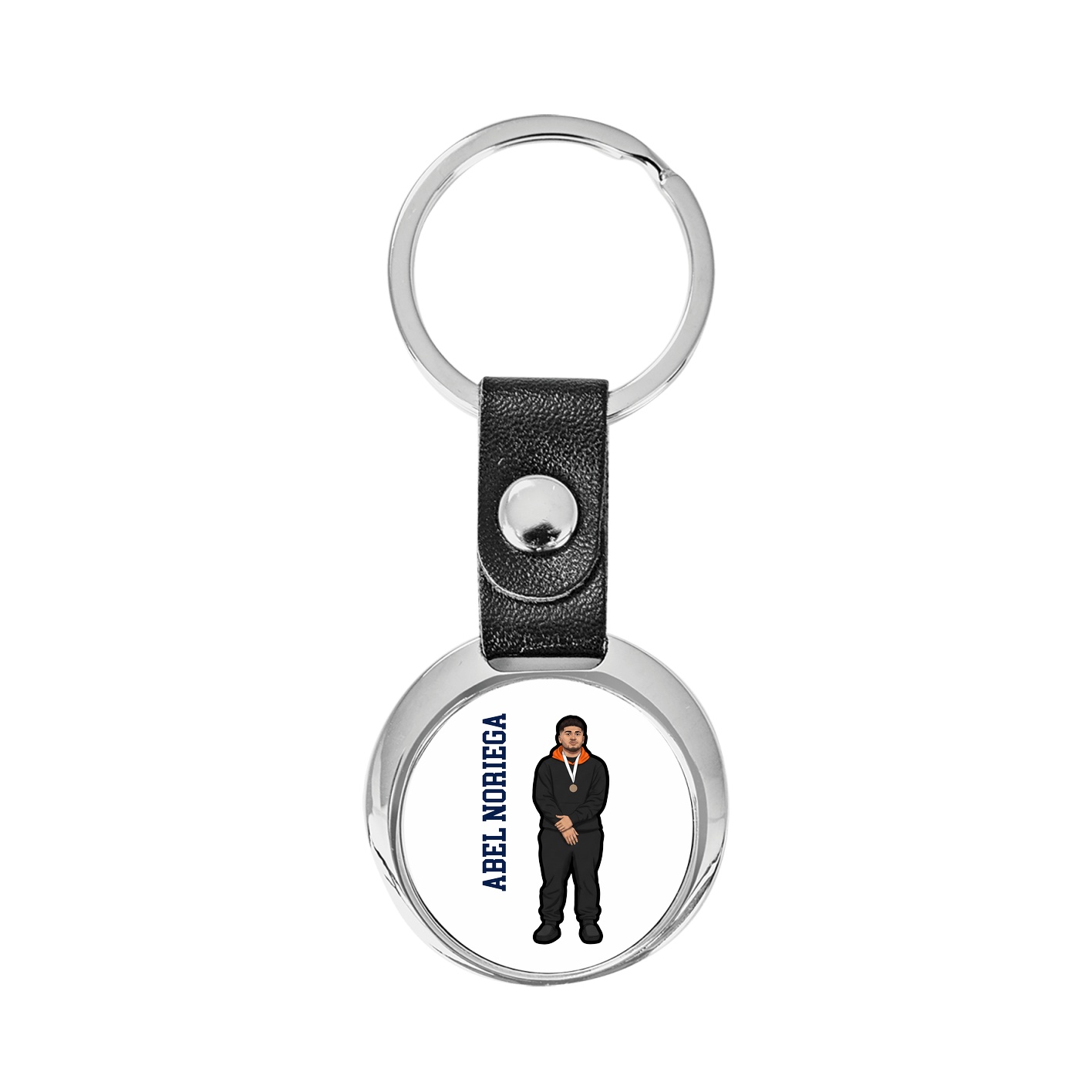 Key Chain — Name Vertical in Classic