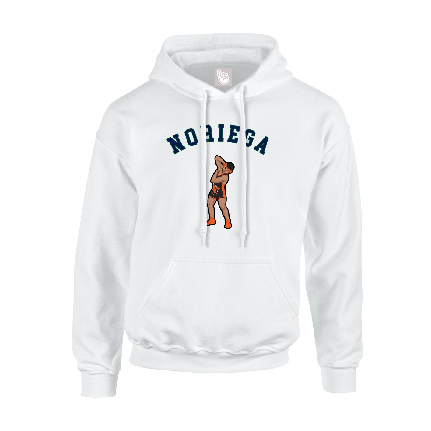 Hoodie — Shirsey Arch in White