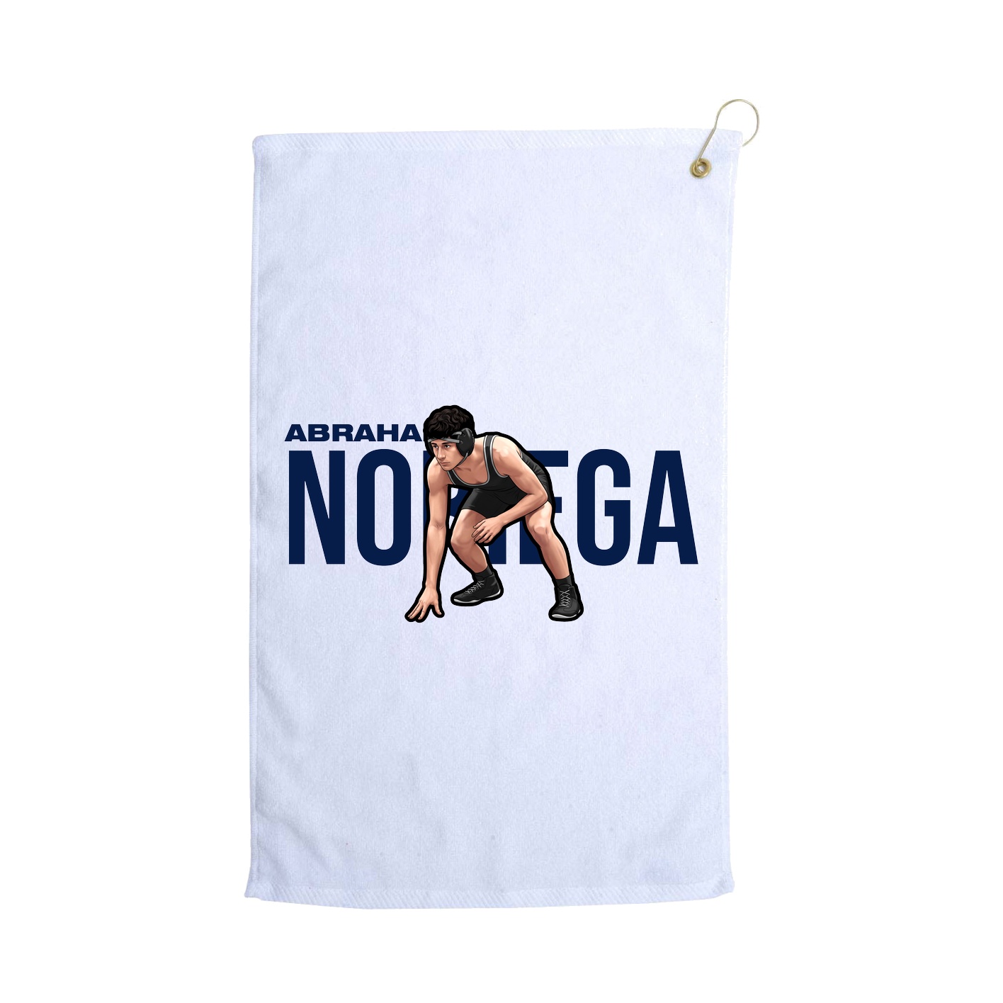 Golf Towel — Player Name in White