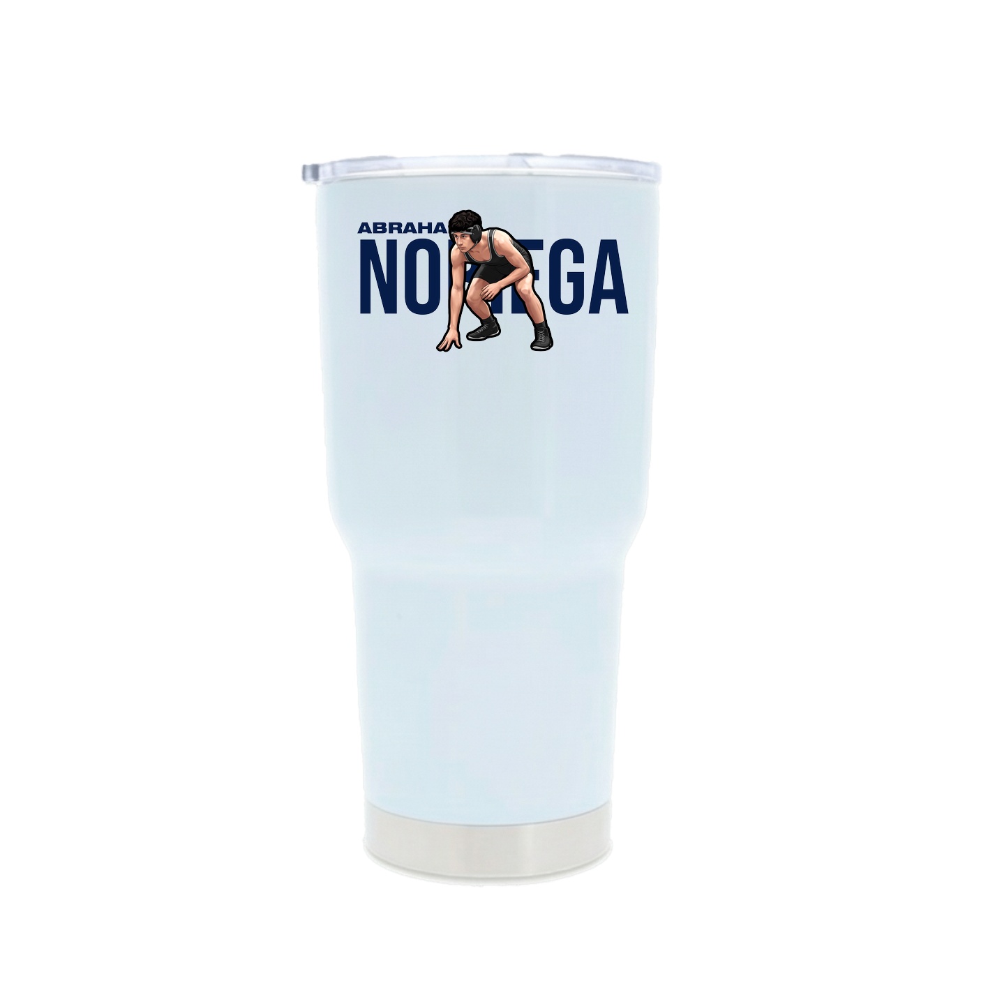 30oz Stainless Steel Tumbler — Player Name in White