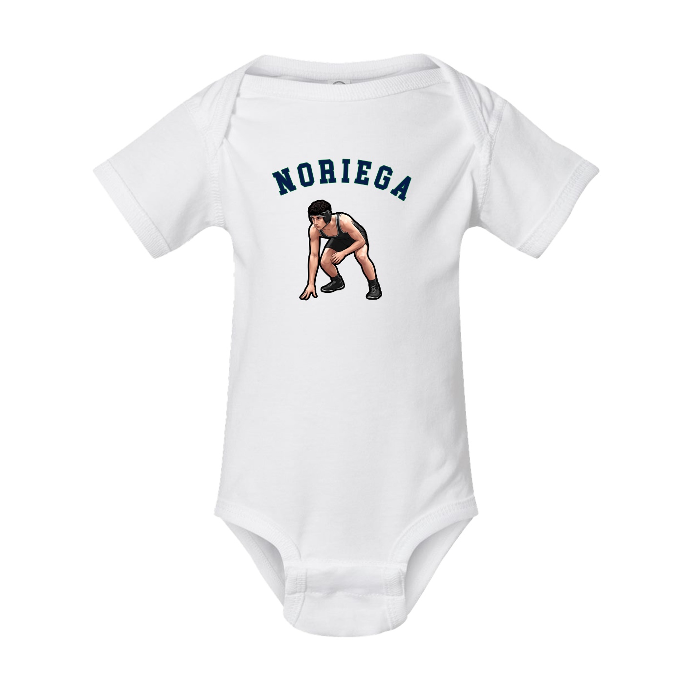 Baby Onesie — Shirsey Arch in White