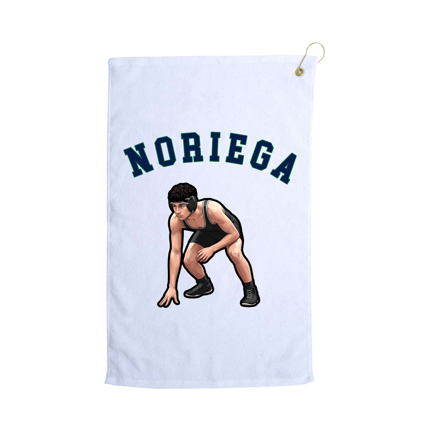 Golf Towel — Shirsey Arch in White
