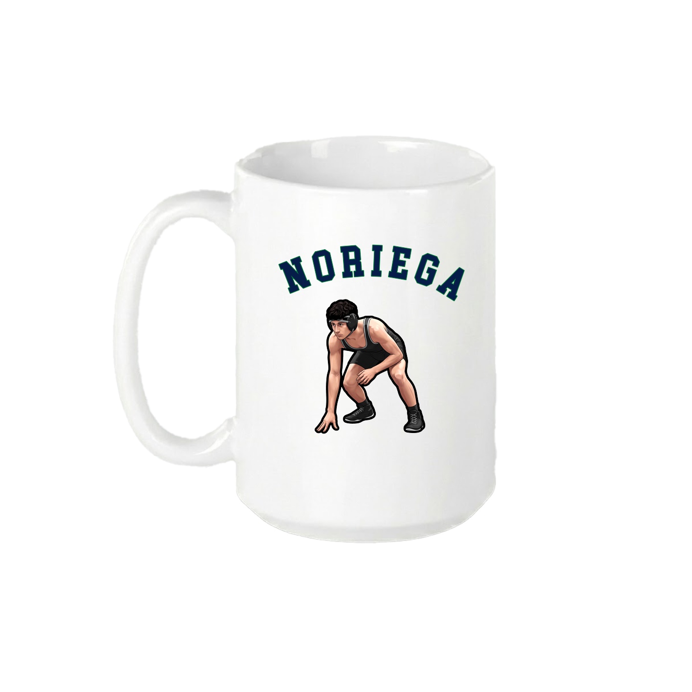 15oz Coffee Mug — Shirsey Arch in White
