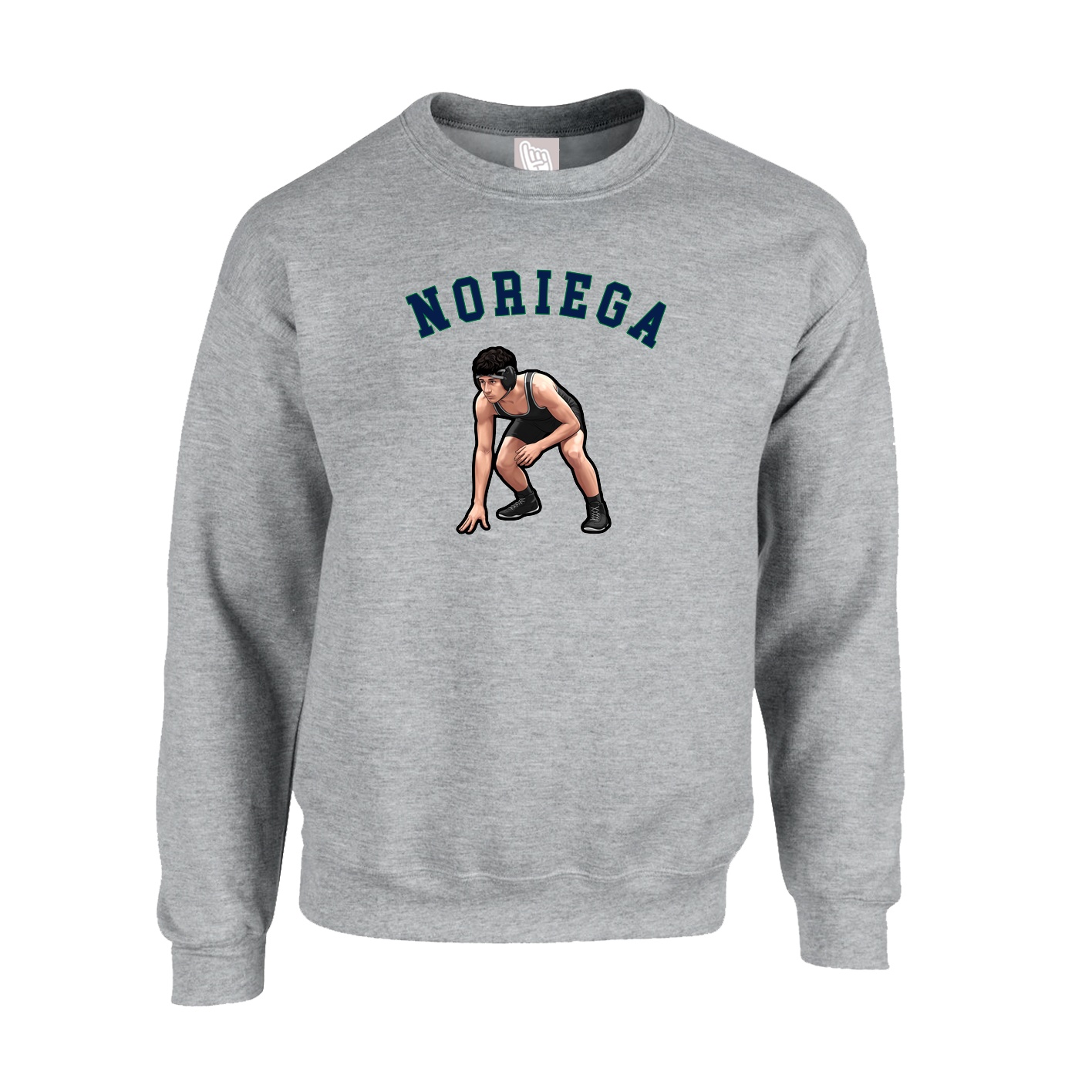 Fleece Crew — Shirsey Arch in Grey