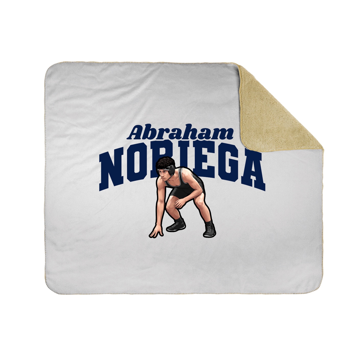 Throw Blanket — Signature Arch in White