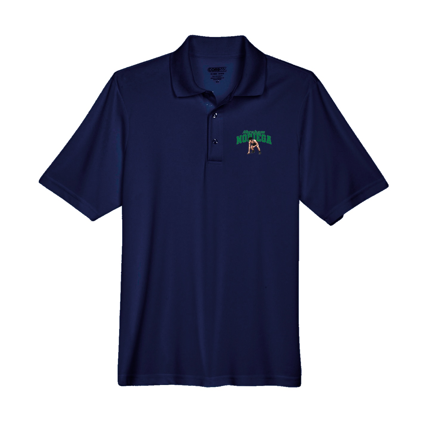 Performance Polo — Signature Arch in Navy