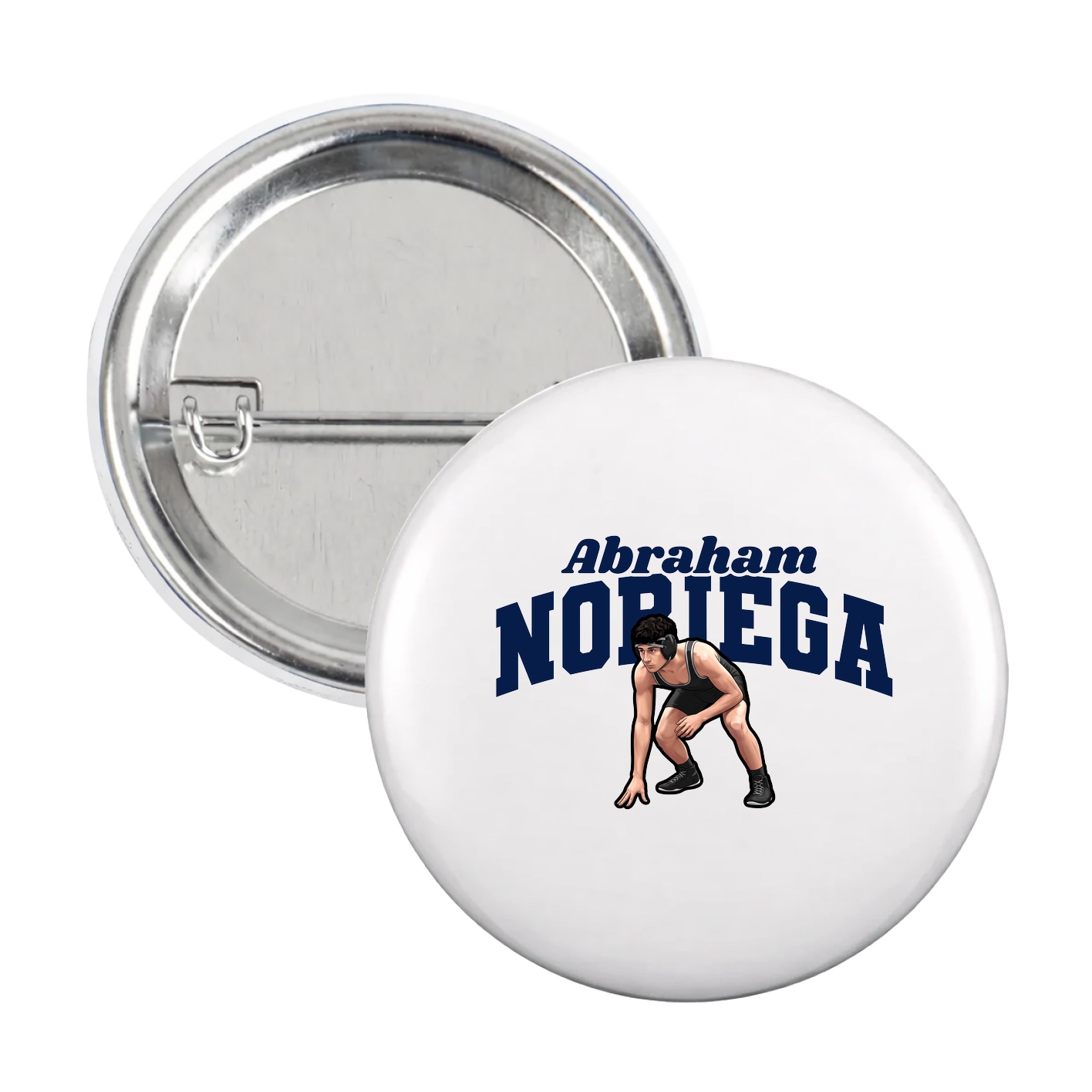 Game Day Button — Signature Arch in White
