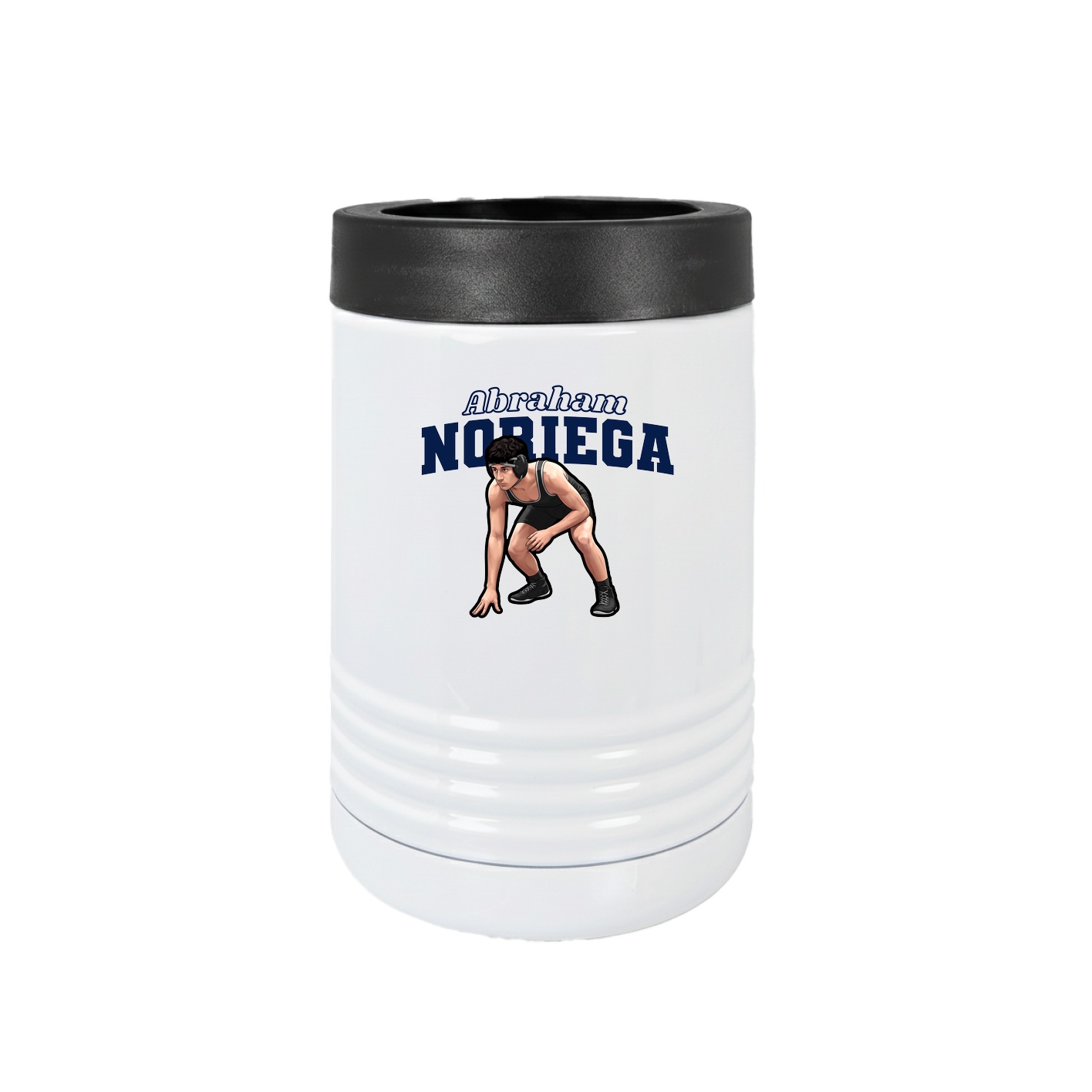 Beverage Holder — Name Arch in White