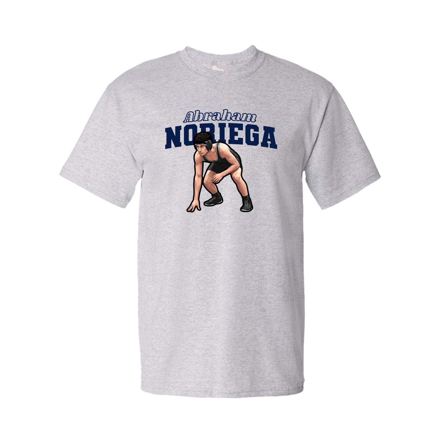 Tee — Name Arch in Grey