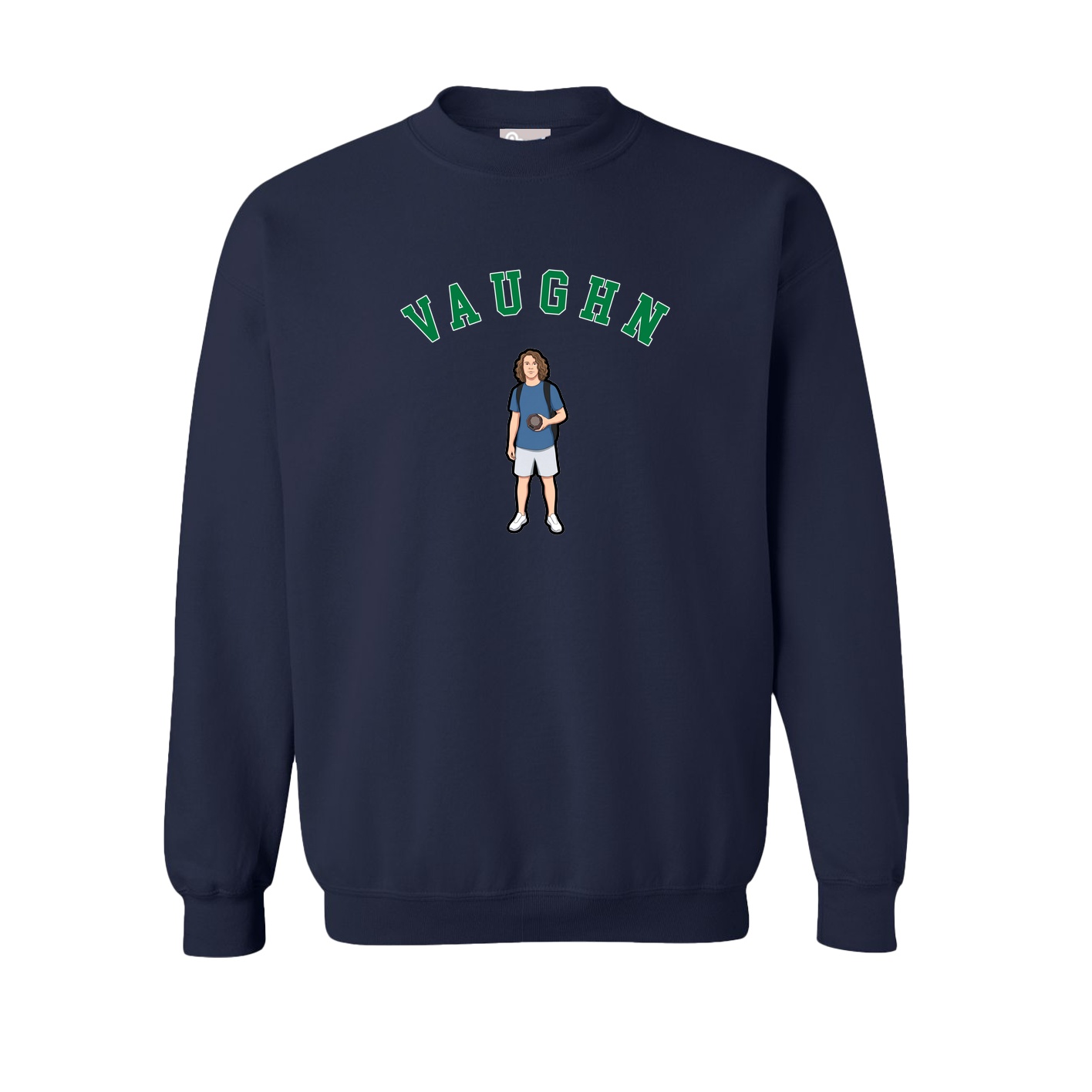 Fleece Crew — Shirsey Arch in Navy