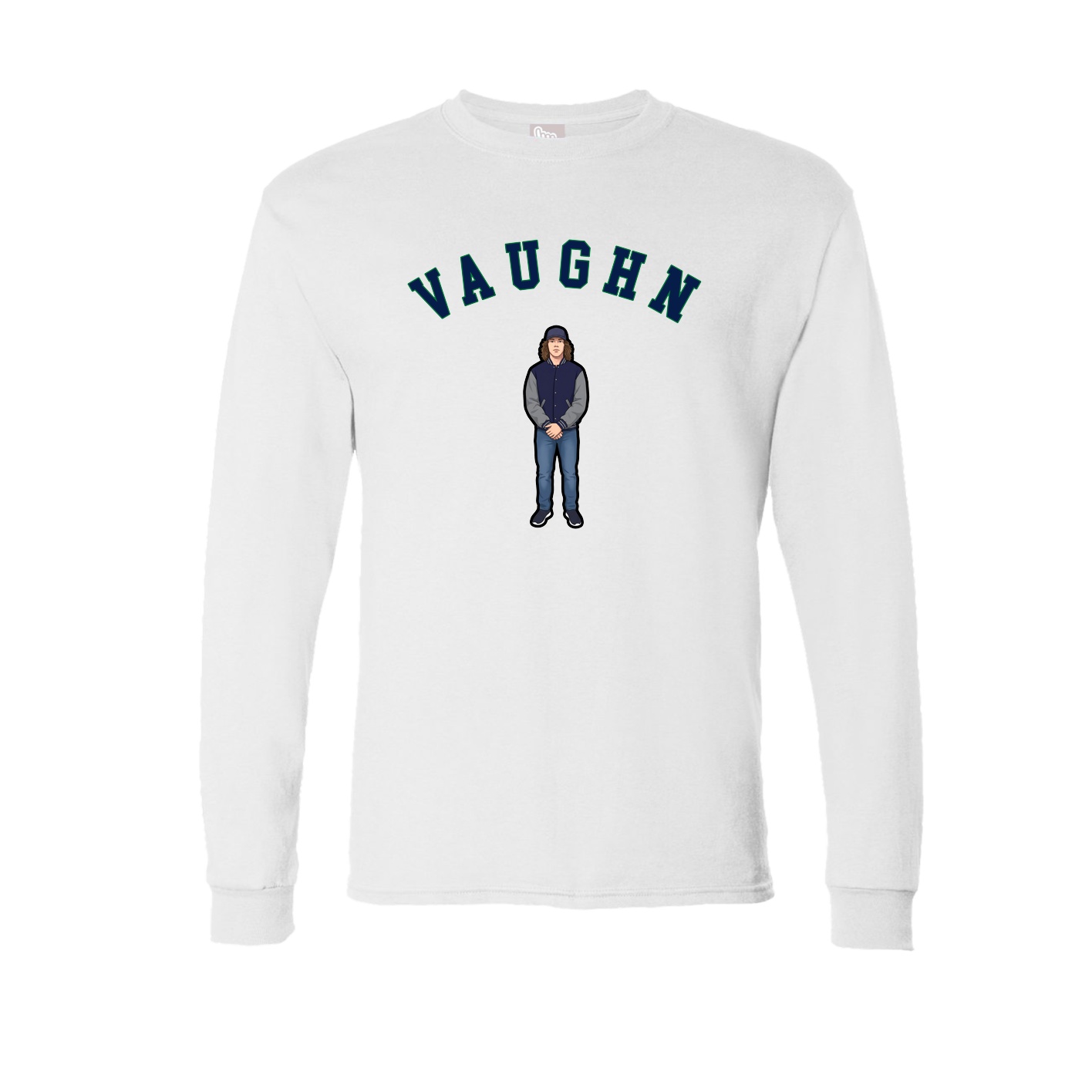 Long Sleeve Tee — Shirsey Arch in White