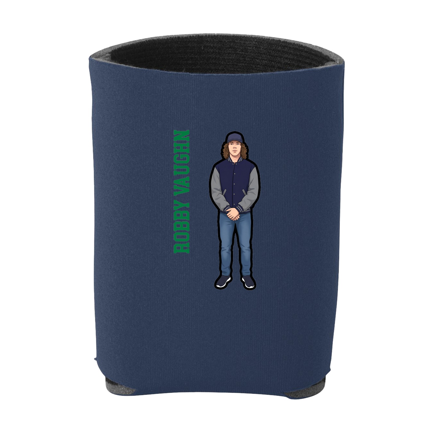 Can Holder — Name Vertical in Navy