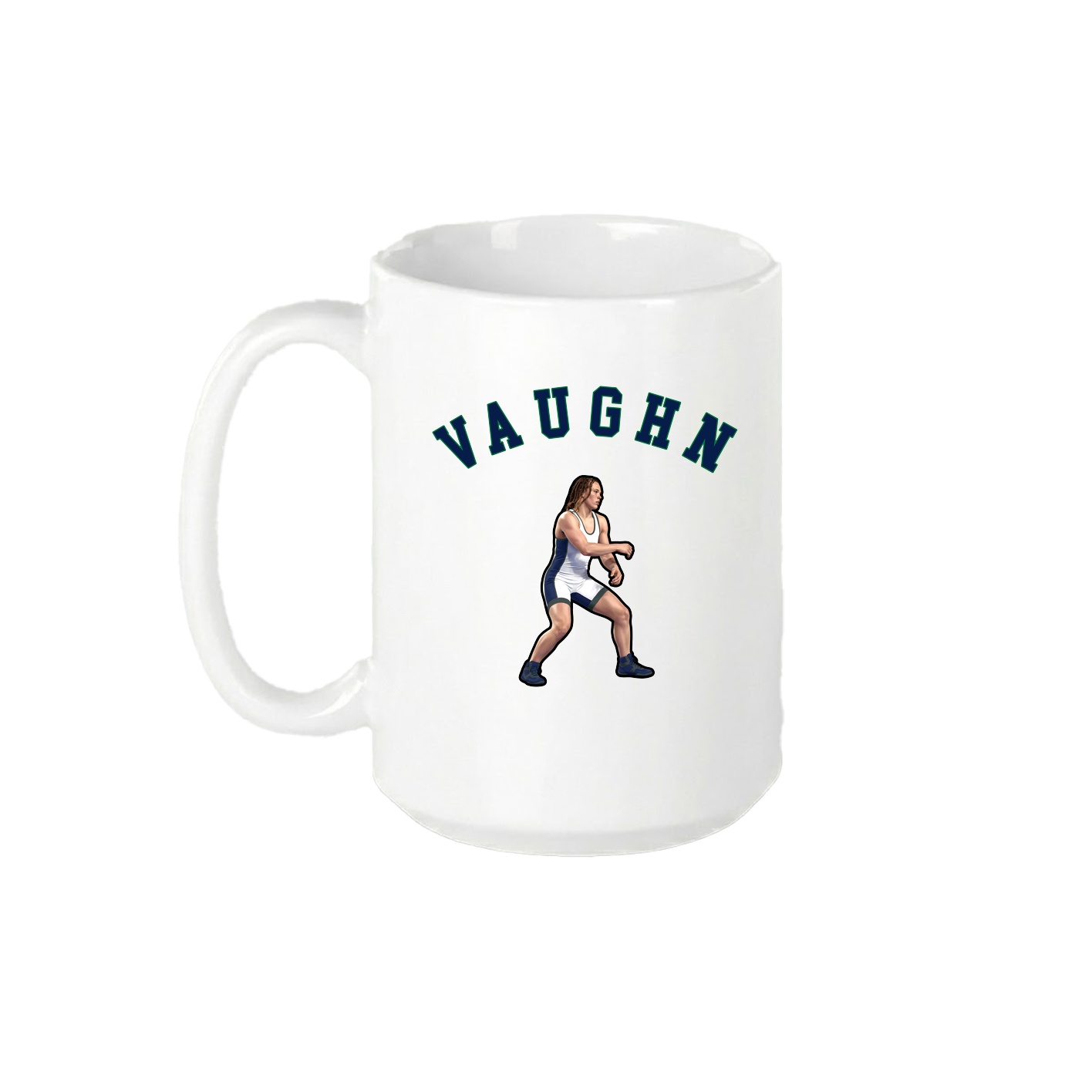 15oz Coffee Mug — Shirsey Arch in White