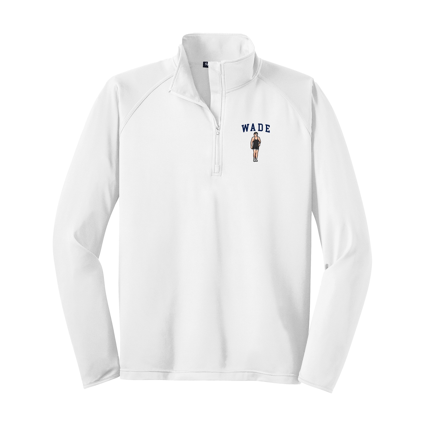 Q-Zip Pullover — Shirsey in White