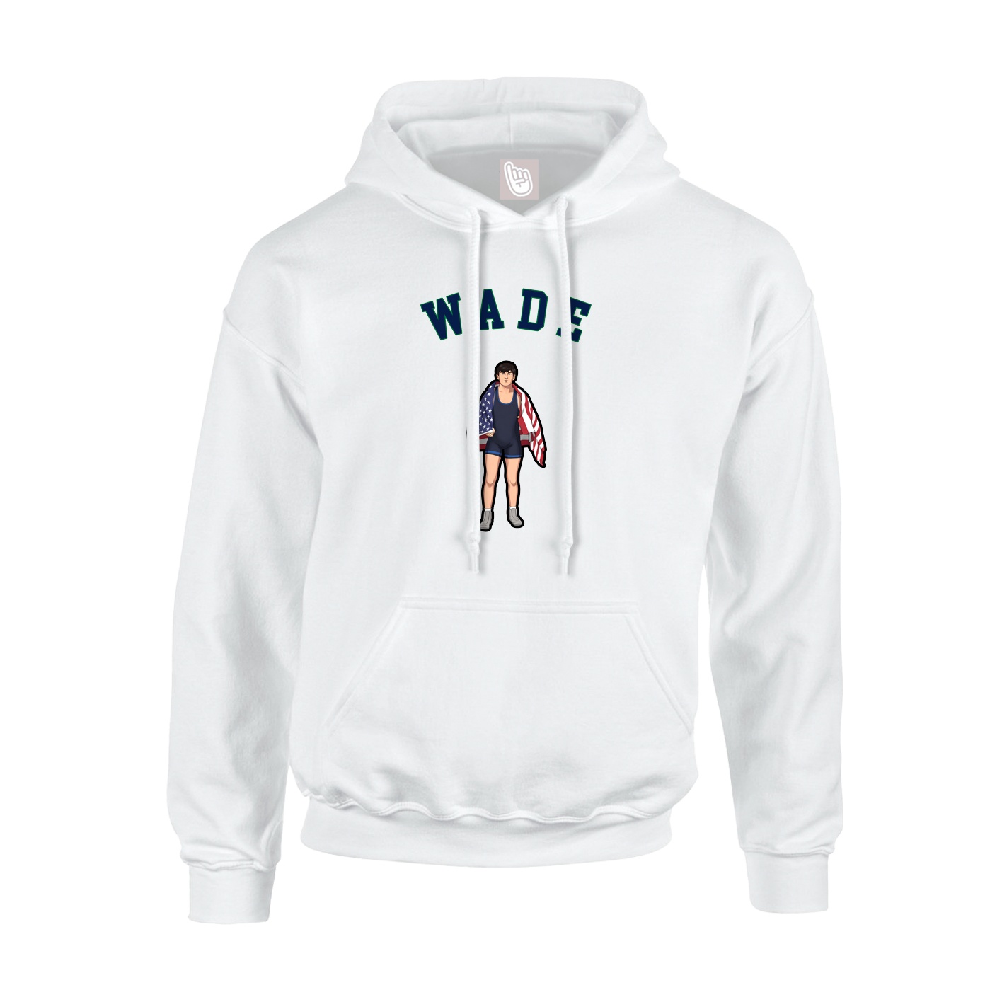 Youth Hoodie — Shirsey Arch in White