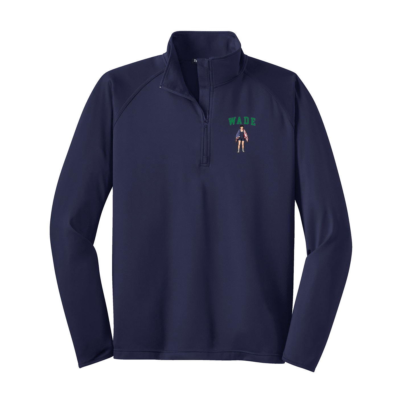 Q-Zip Pullover — Shirsey in Navy