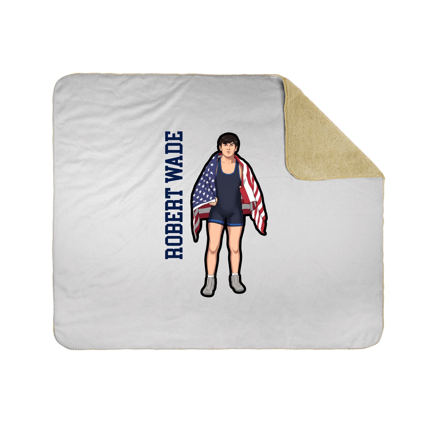 50x60 Sherpa Lined Throw Blanket